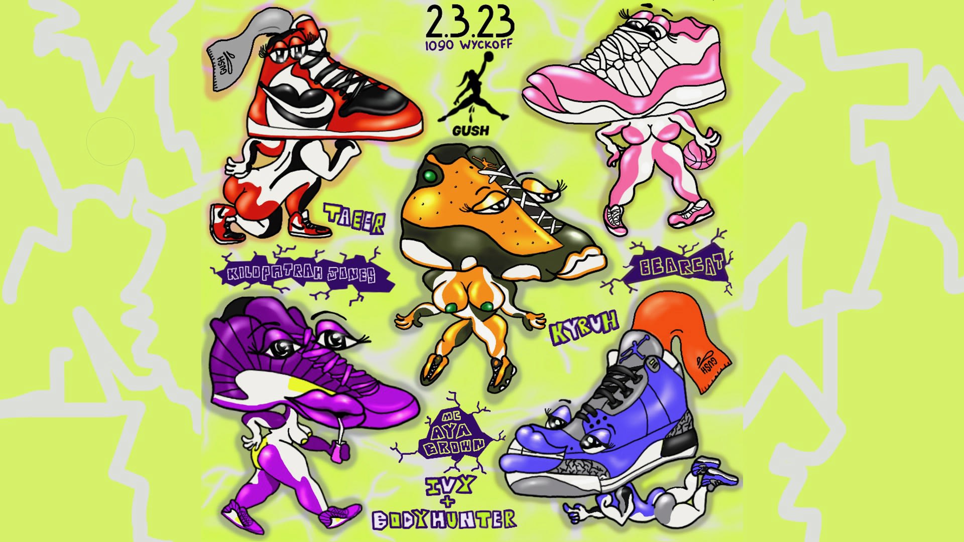 Gush: Don't Step On My Jordans...! Cover