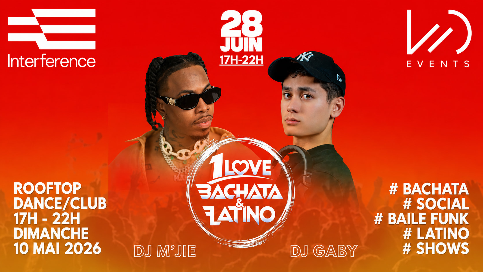 1love Bachata & Latino # Rooftop Interference Cover