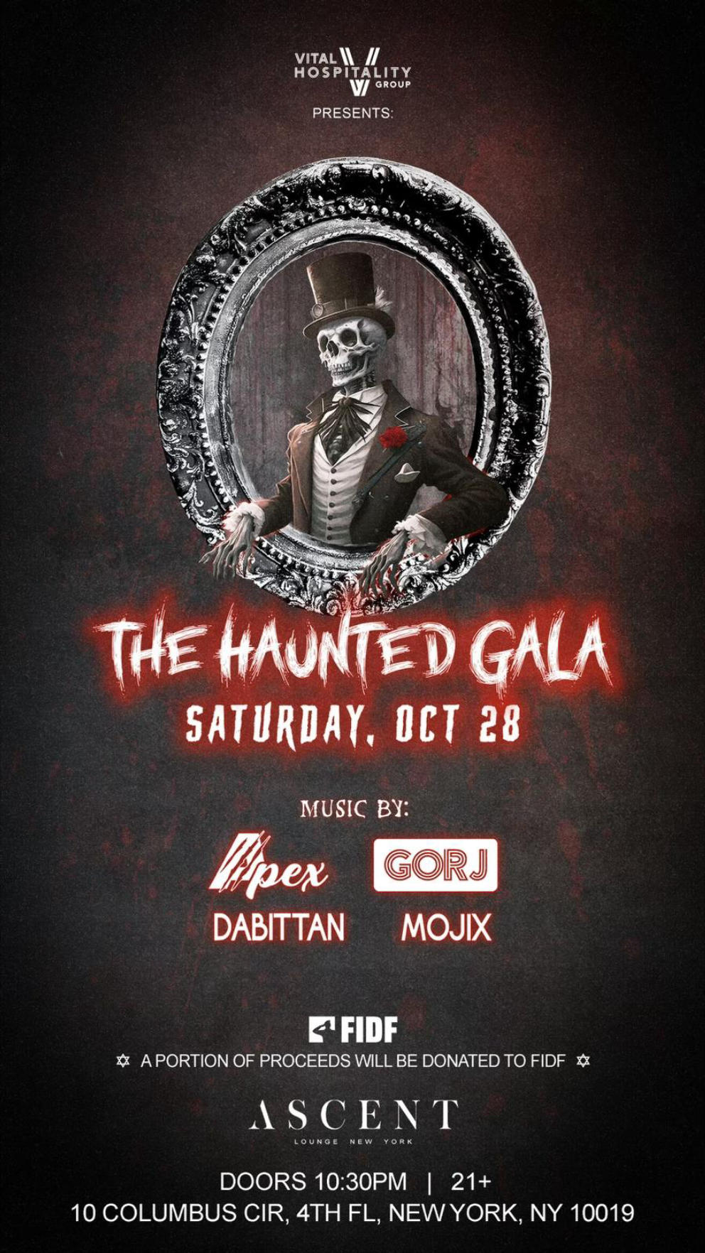 The Haunted Gala @ Ascent Lounge (10/28) Cover