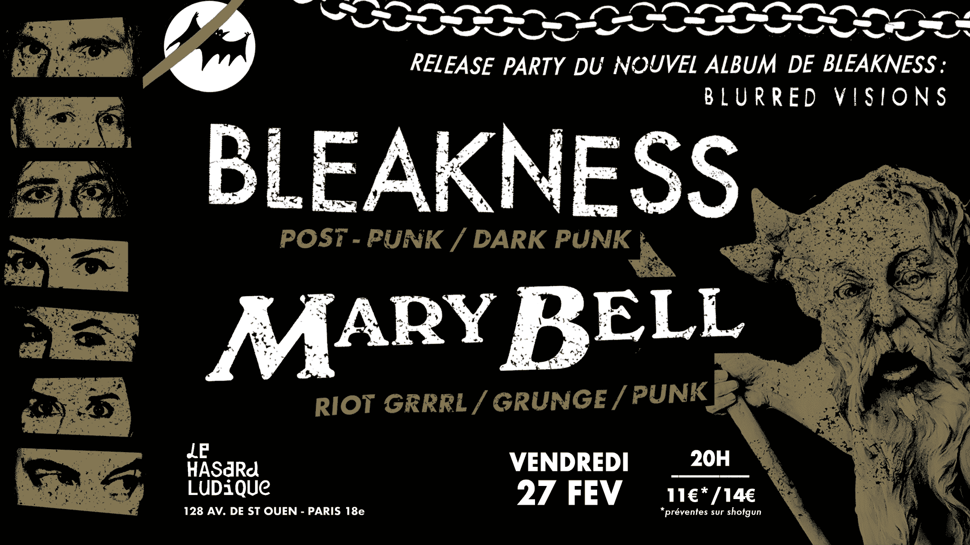 Bleakness Release Party + Mary Bell Cover