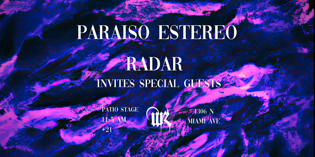Radar Invites - Special Guests Cover
