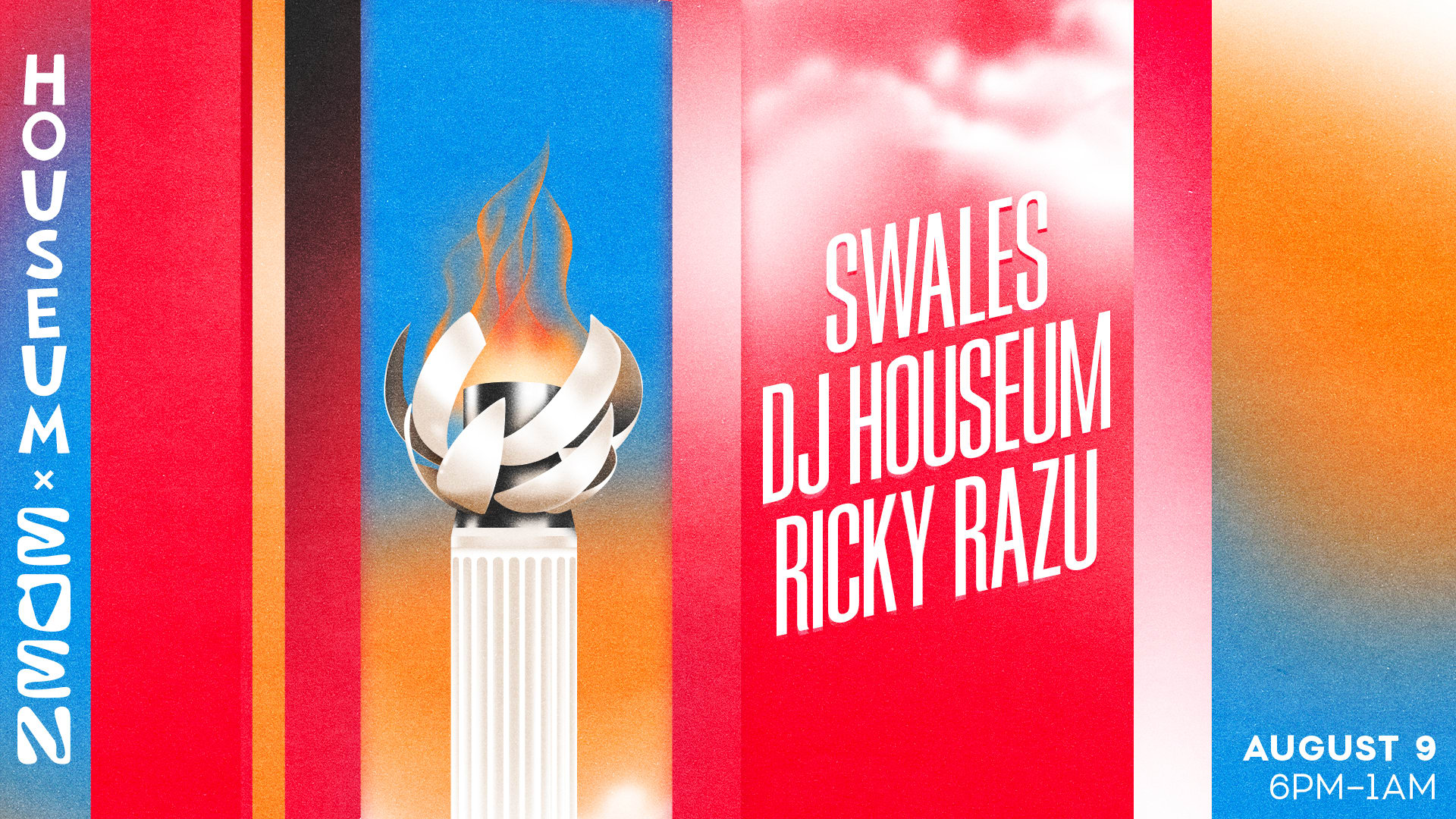Open Air – Houseum X Eden : Ricky Razu, Swales, Dj Houseum Cover