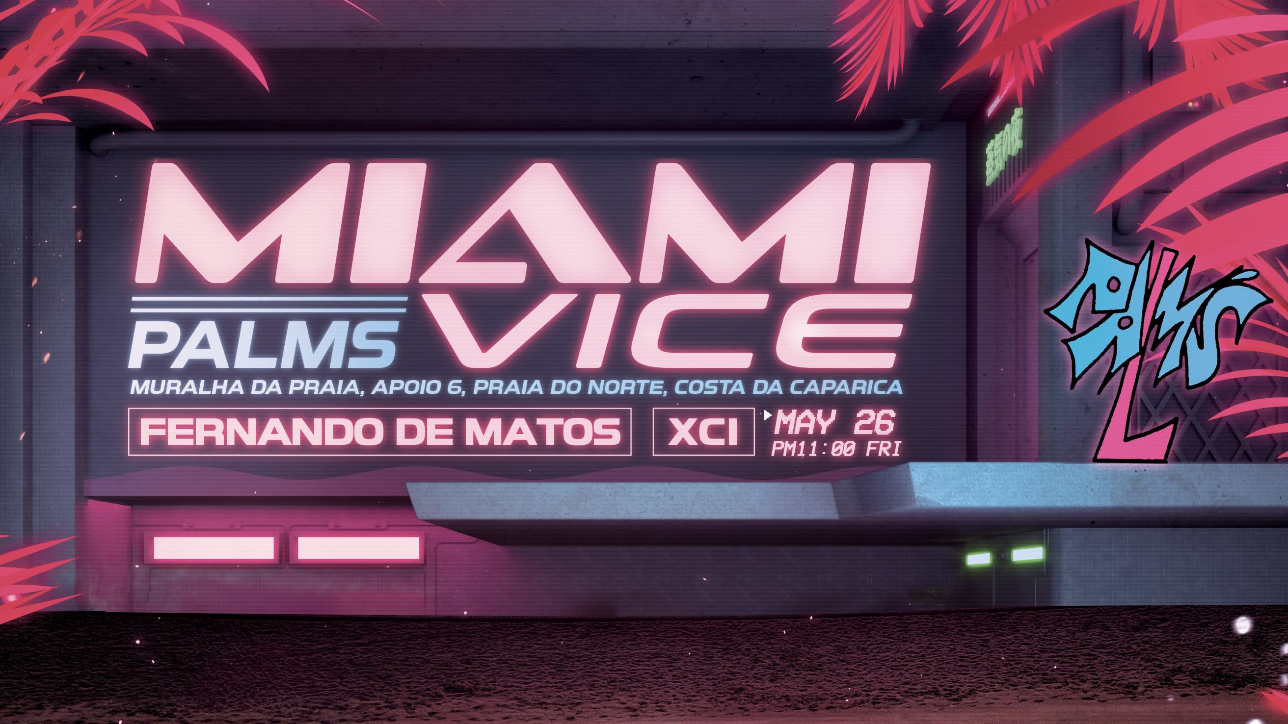 Miami Vice By Palms Cover