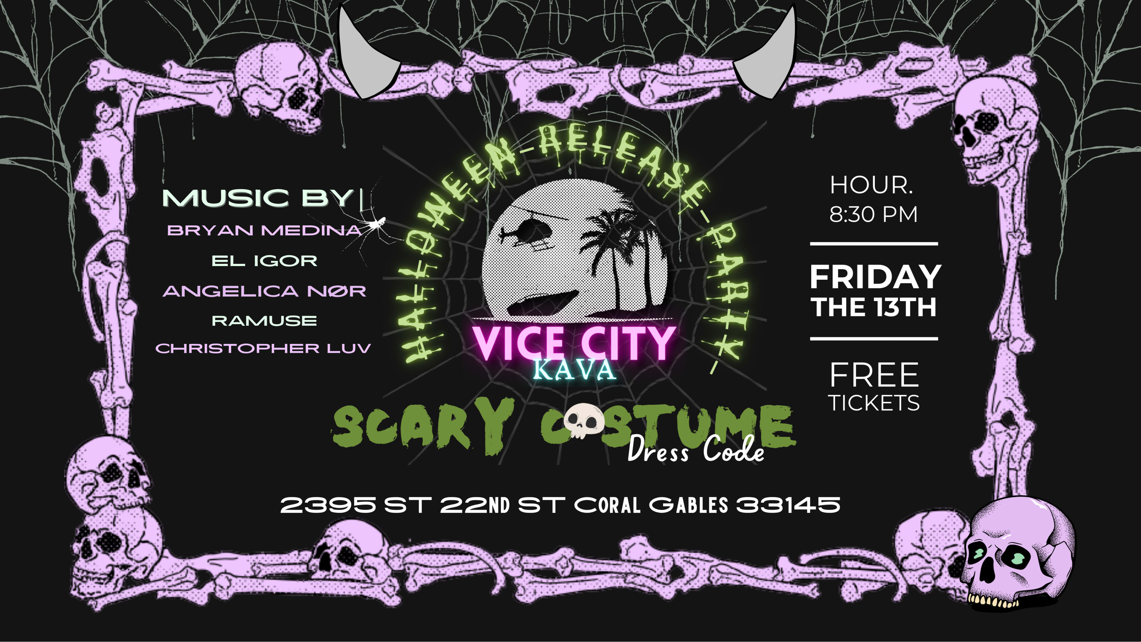Halloween Release Party At Vice City Kava Cover