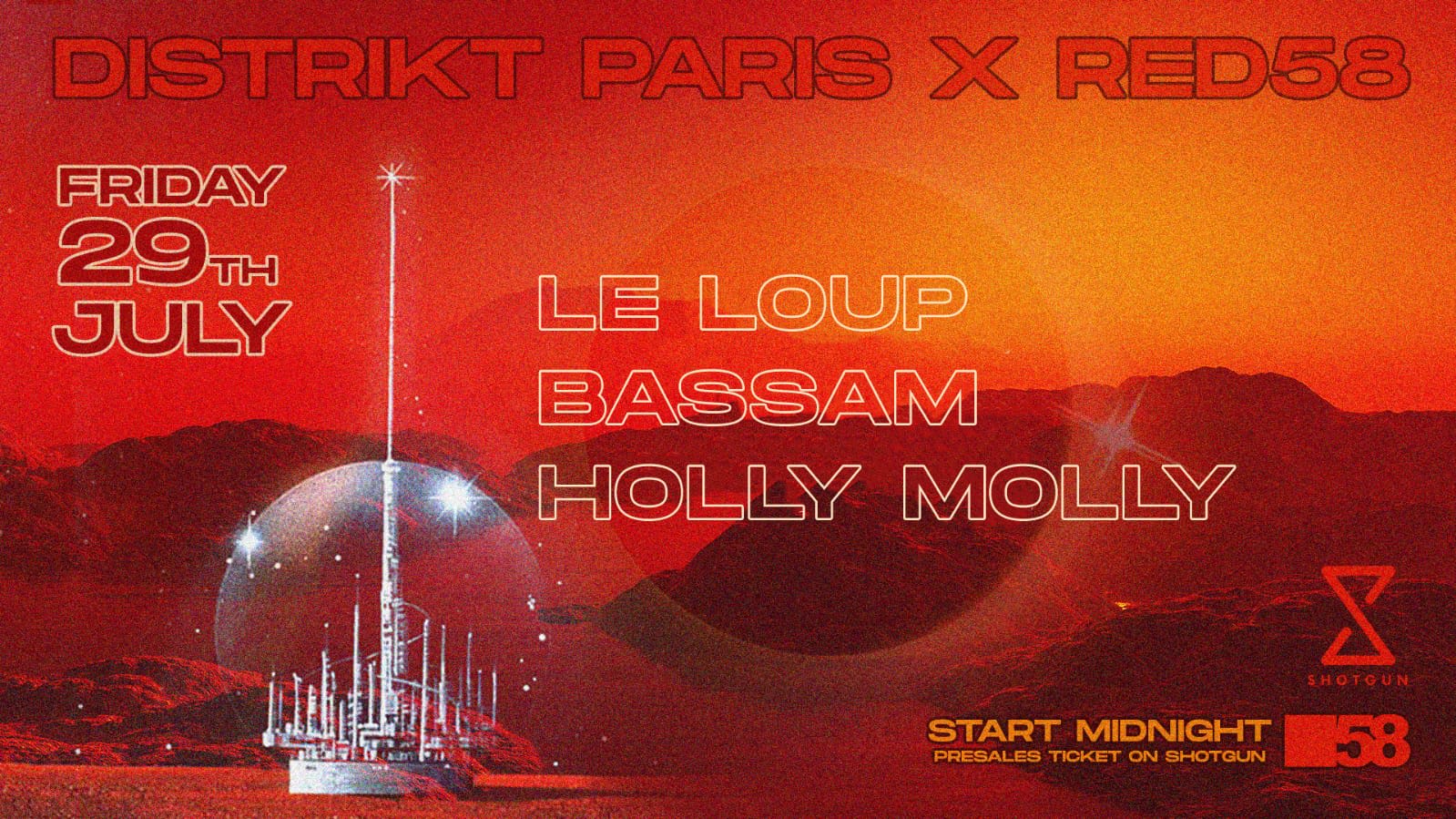 Distrikt Paris Showcase With Le Loup / Bassam / Holly Molly Cover