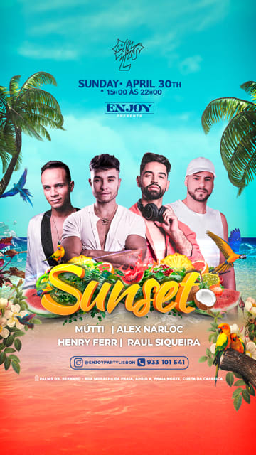 Sunset Party Enjoy Cover