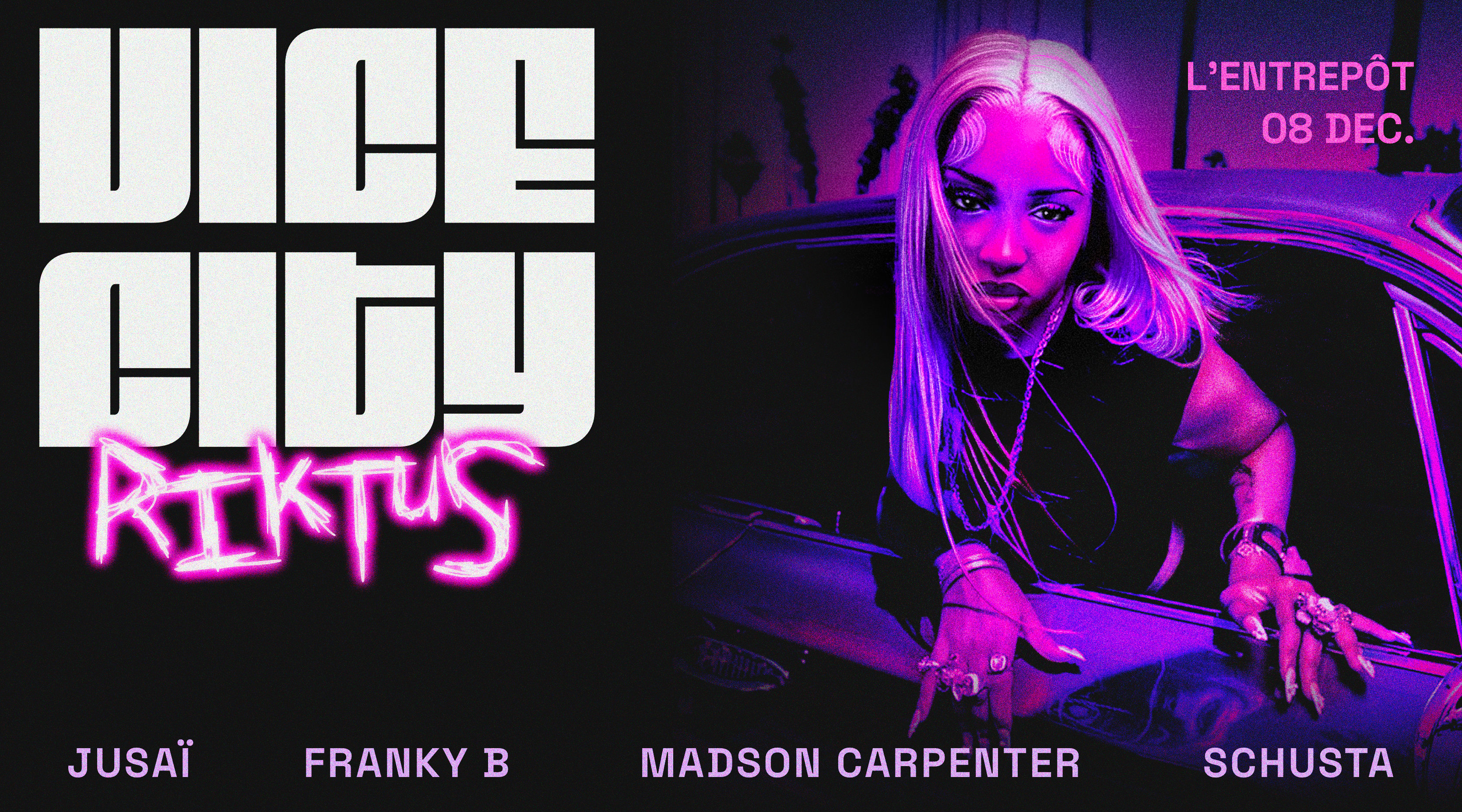 Vice City Invite Riktus Cover