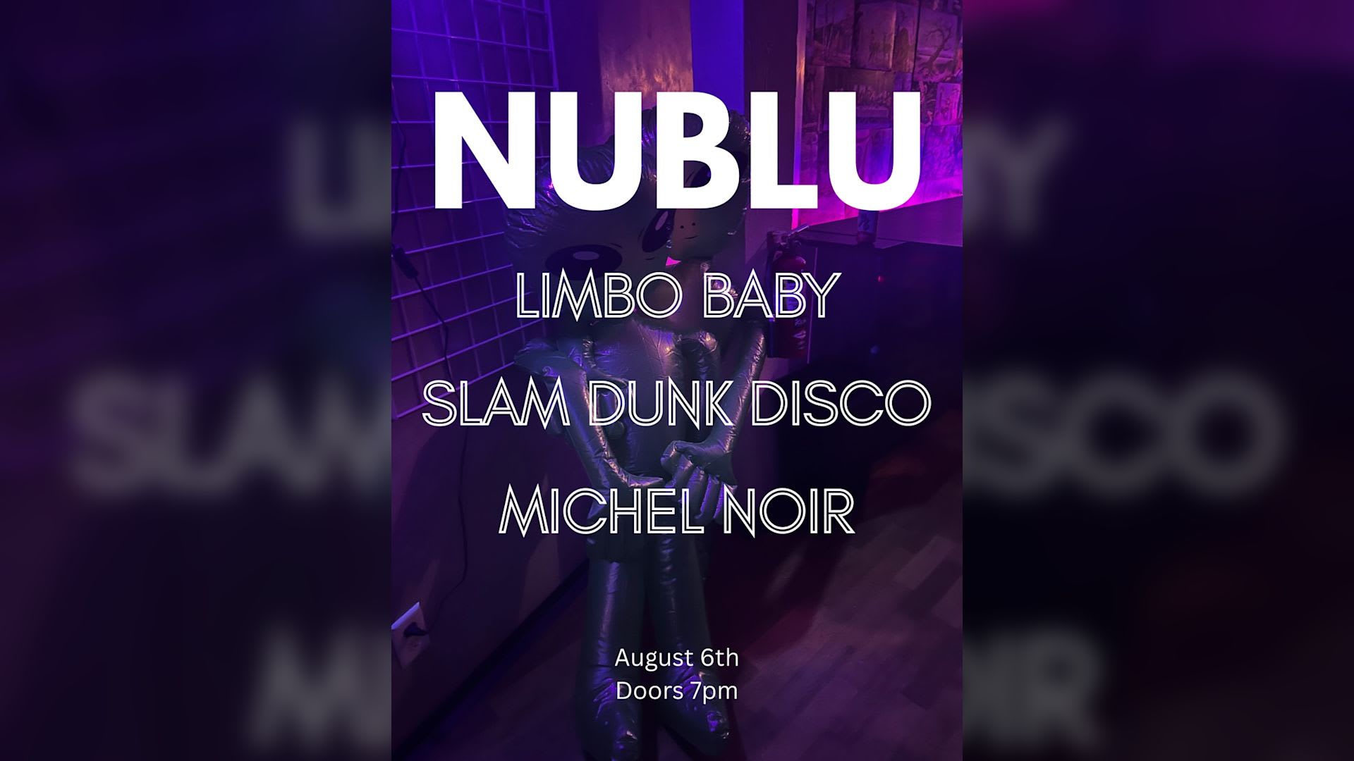 Limbo Baby, Slam Dunk Disco, Michel Noir Cover