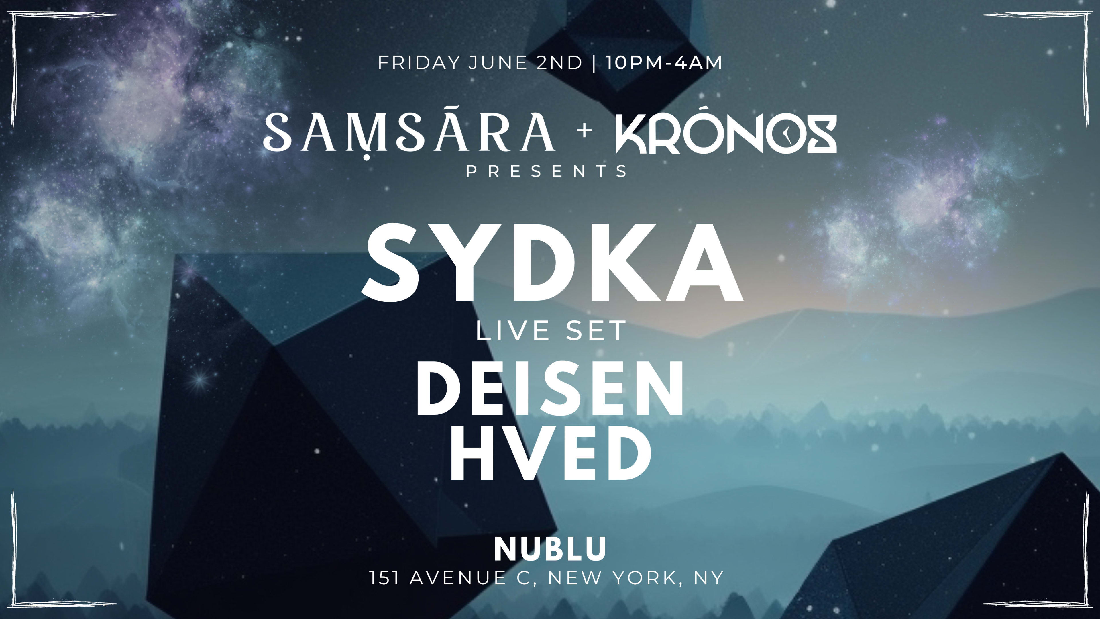 Sydka (Live Set) @ Nublu Presented By Samsara And Kronos Cover