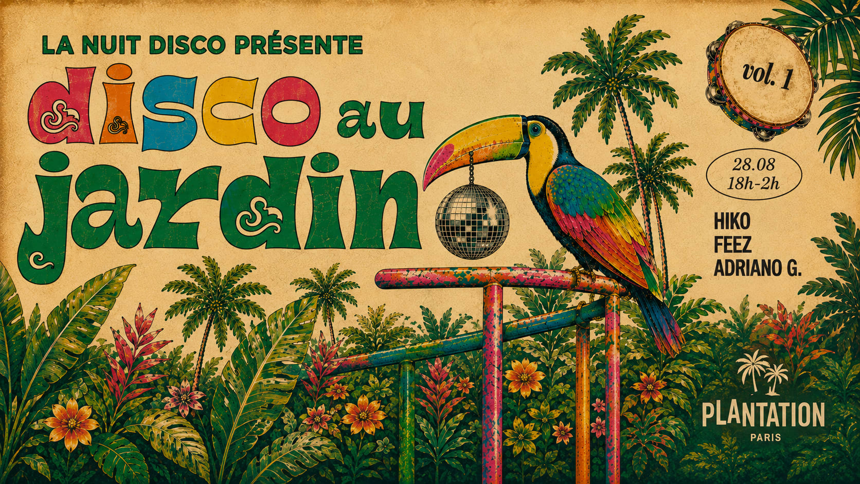 La Nuit Disco - Disco Au Jardin Cover