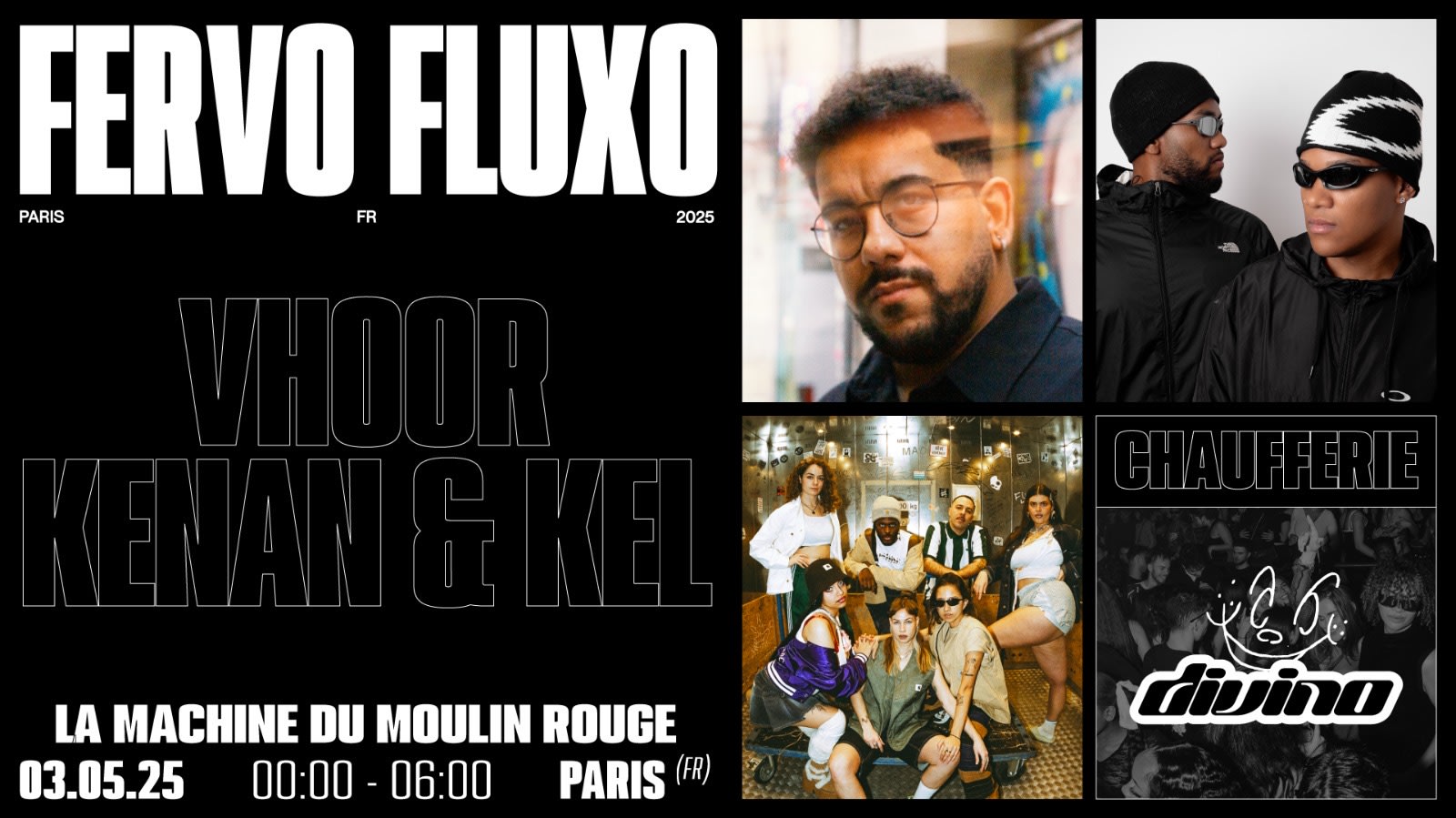 Fervo Fluxo: Vhoor, Kenan & Kel + Divin0 Cover