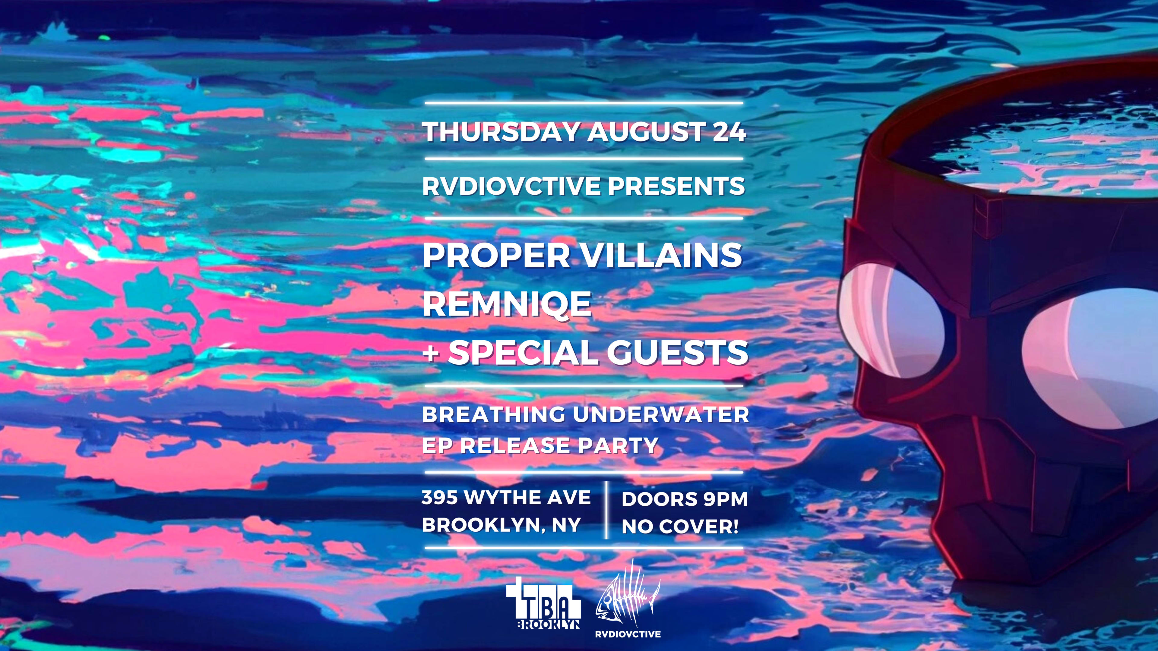 Rvdiovctive: Proper Villains // Remniqe // Special Guests Cover