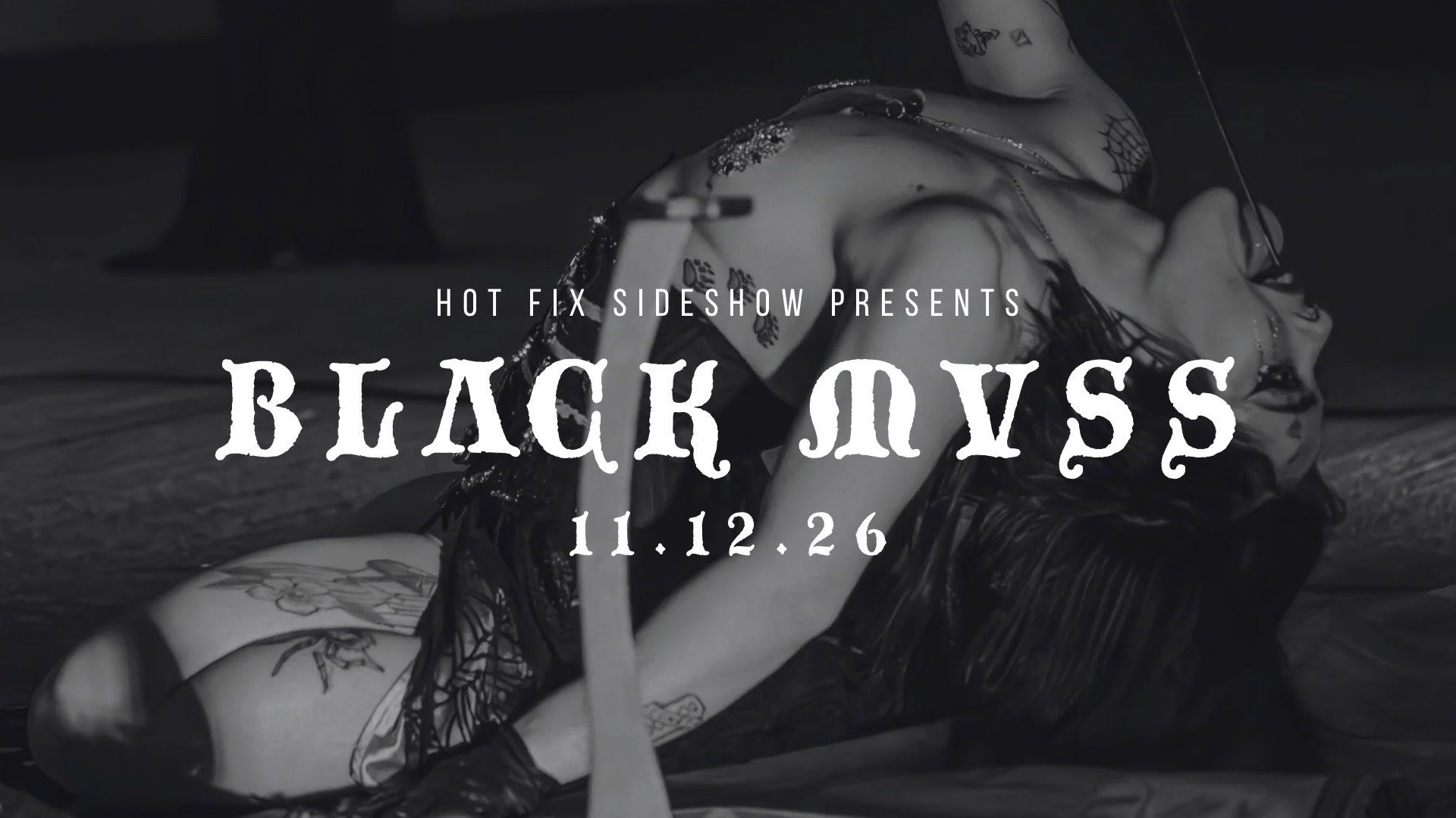 Hot Fix Sideshow Presents Blʌck Mvss Cover