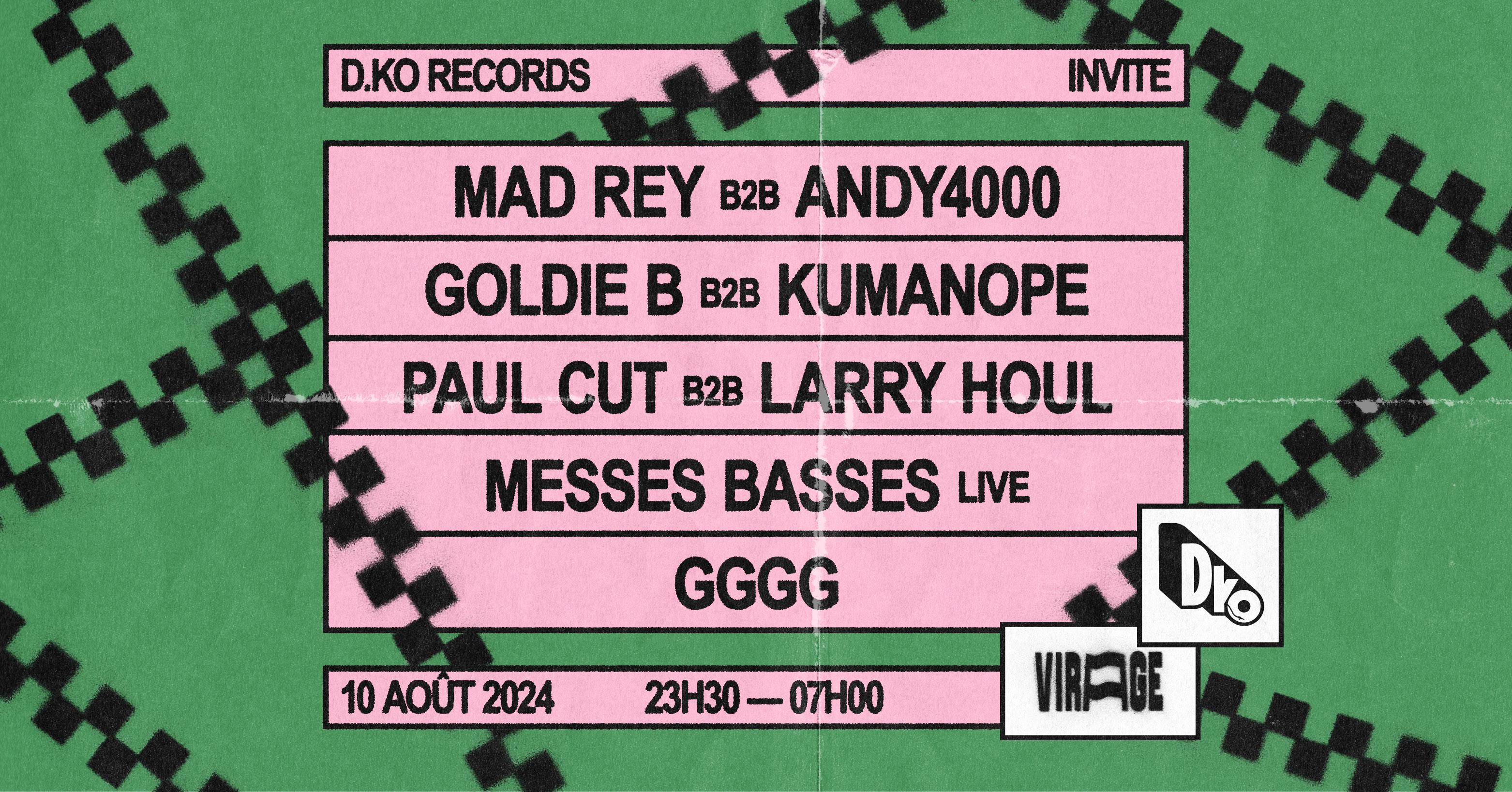 Virage Présente : Mad Rey, Andy4000, Goldie B, Paul Cut Cover