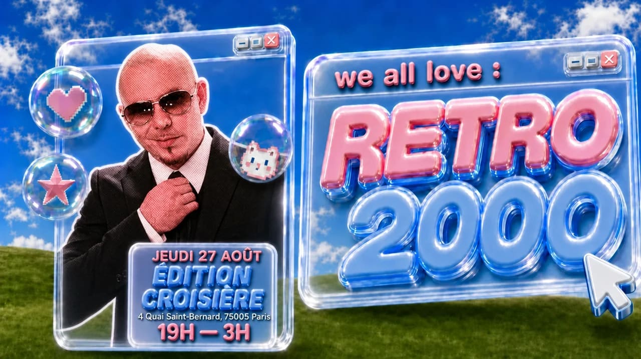 Retro2000 - Croisière & Soirée Année 2000's 2010's Cover