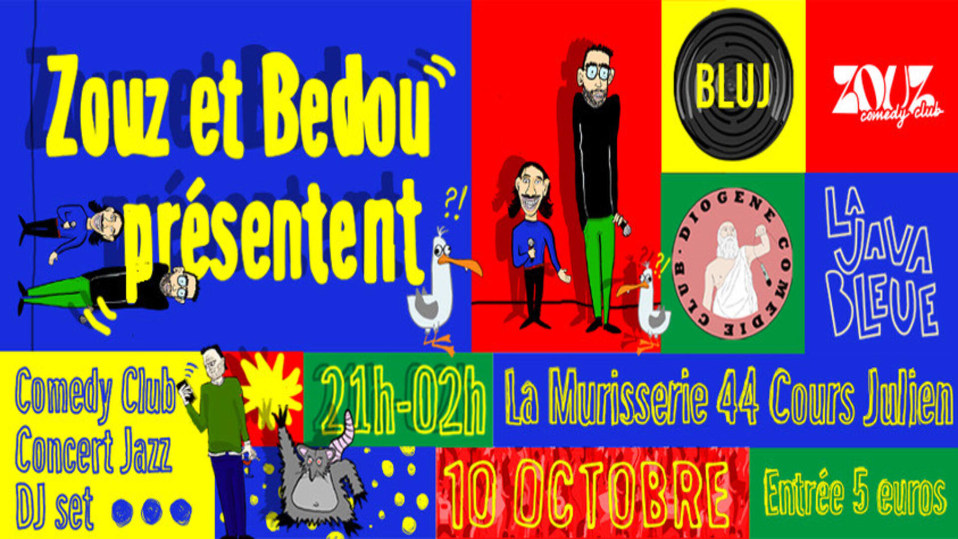 Zouz & Diogène Comedy Club X La Murisserie Cover
