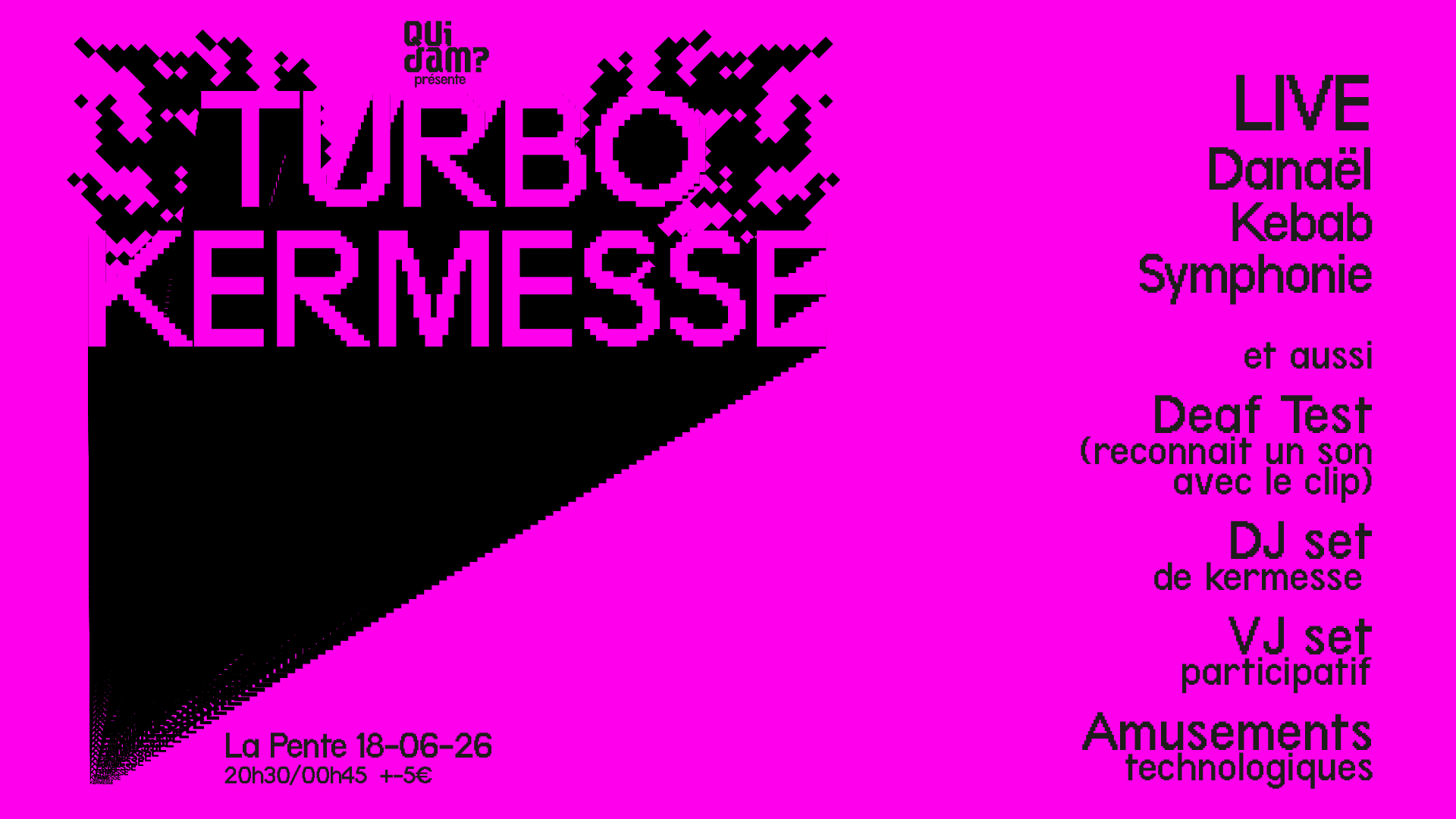 Quidam : Turbo Kermesse Cover