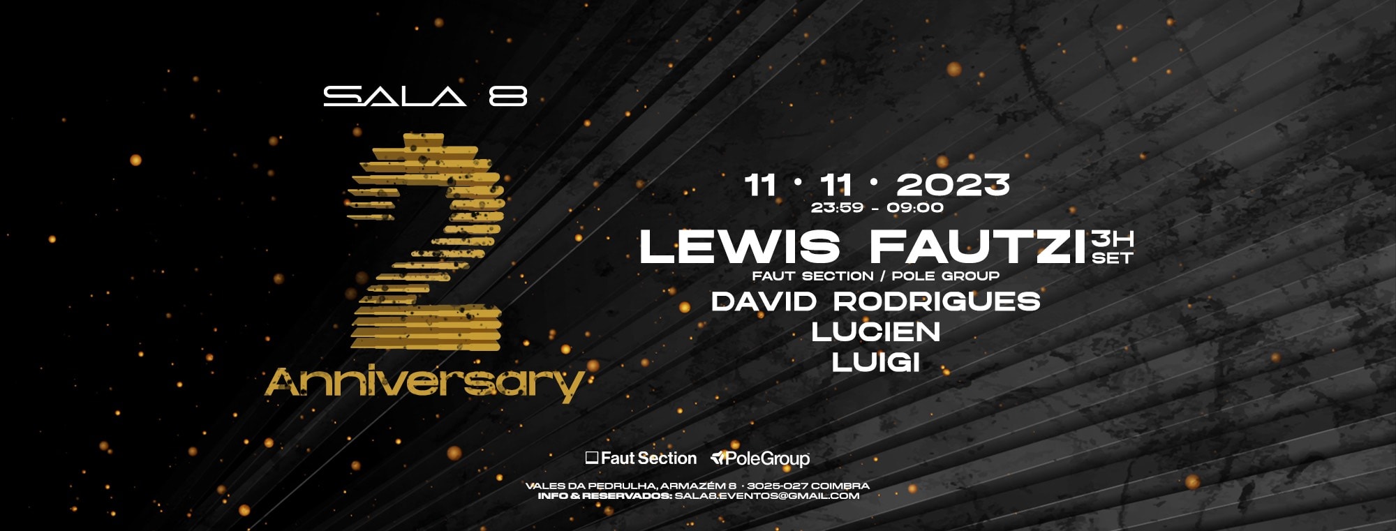2 Anniversary Sala 8 W/ Lewis Fautzi (3h Set) Cover