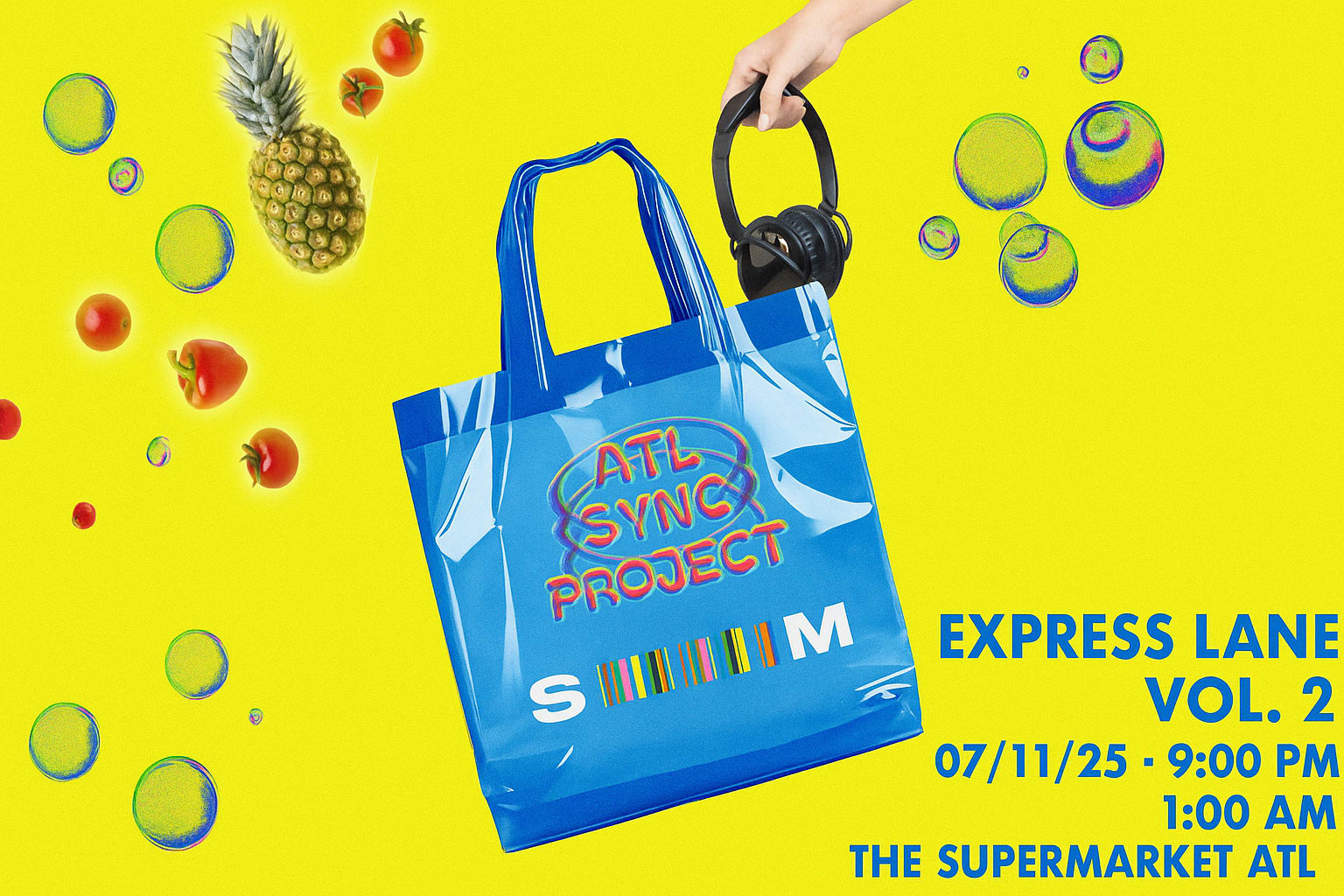 Atl Sync Presents: Express Lane Vol. 2 Cover