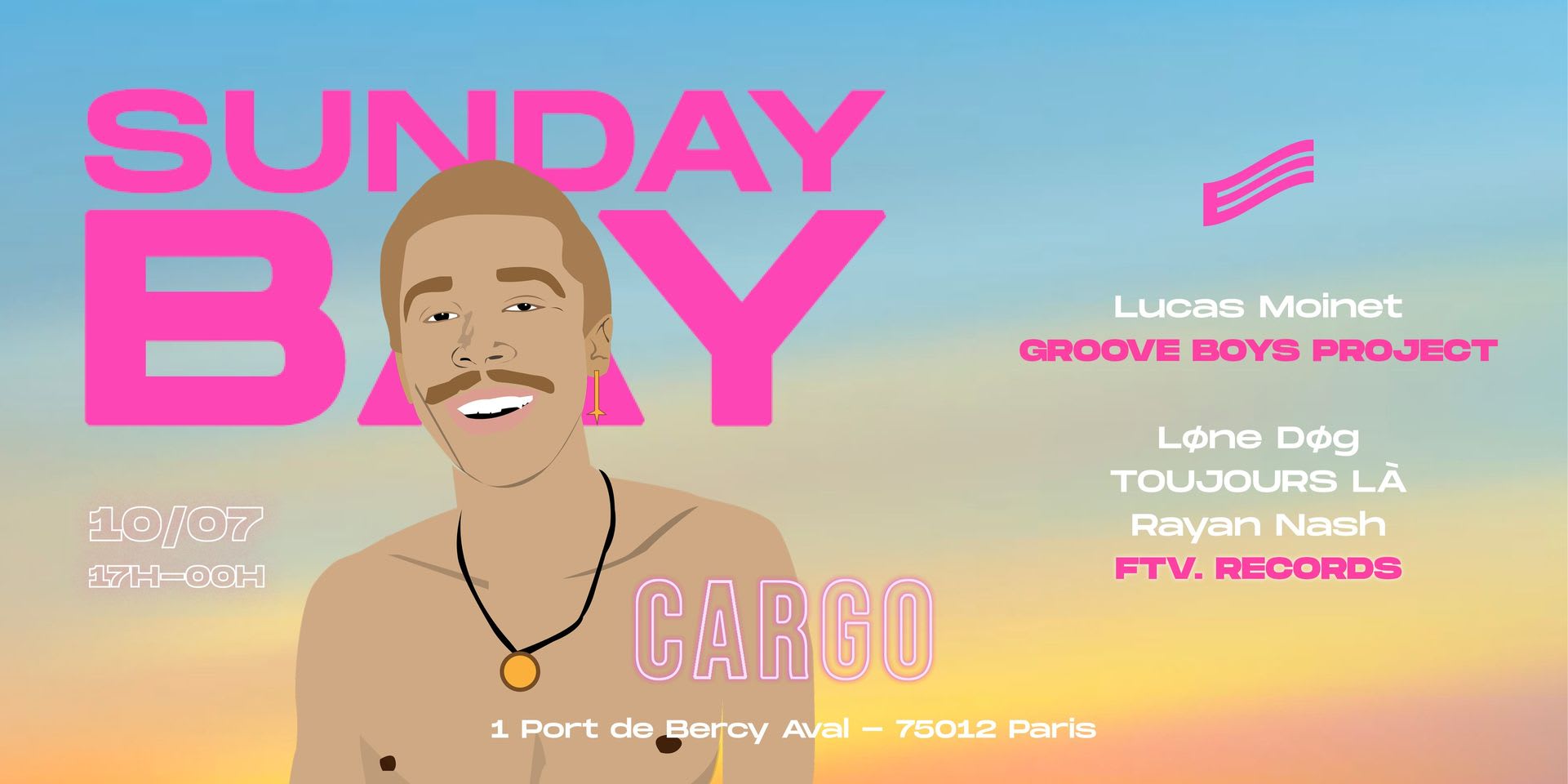 Sunday Bay #8 W/ Ftv. Records W/ Lucas Moinet (Groove Boys Project) Cover