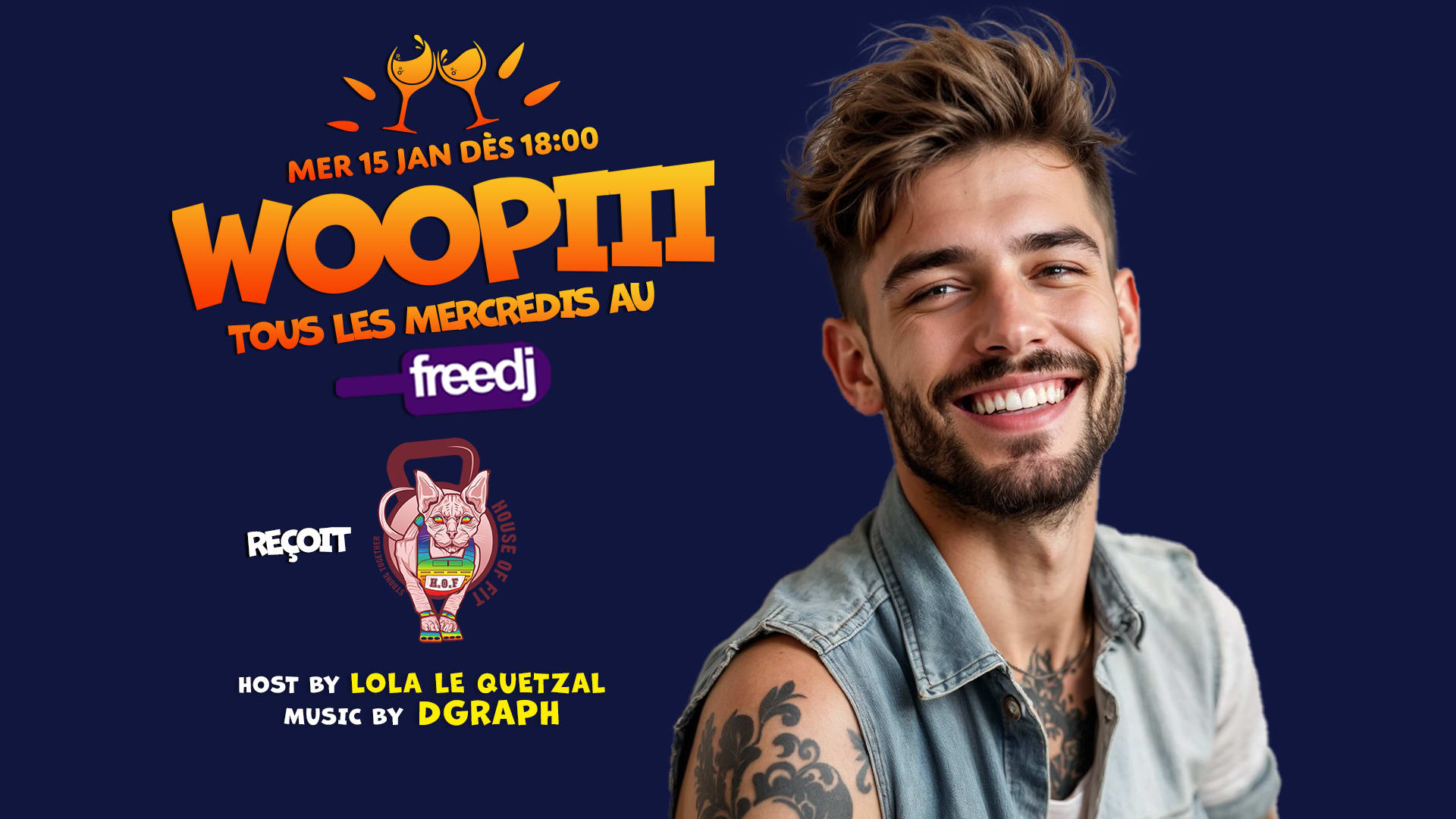 Woopiii Reçoit House Of Fit Cover