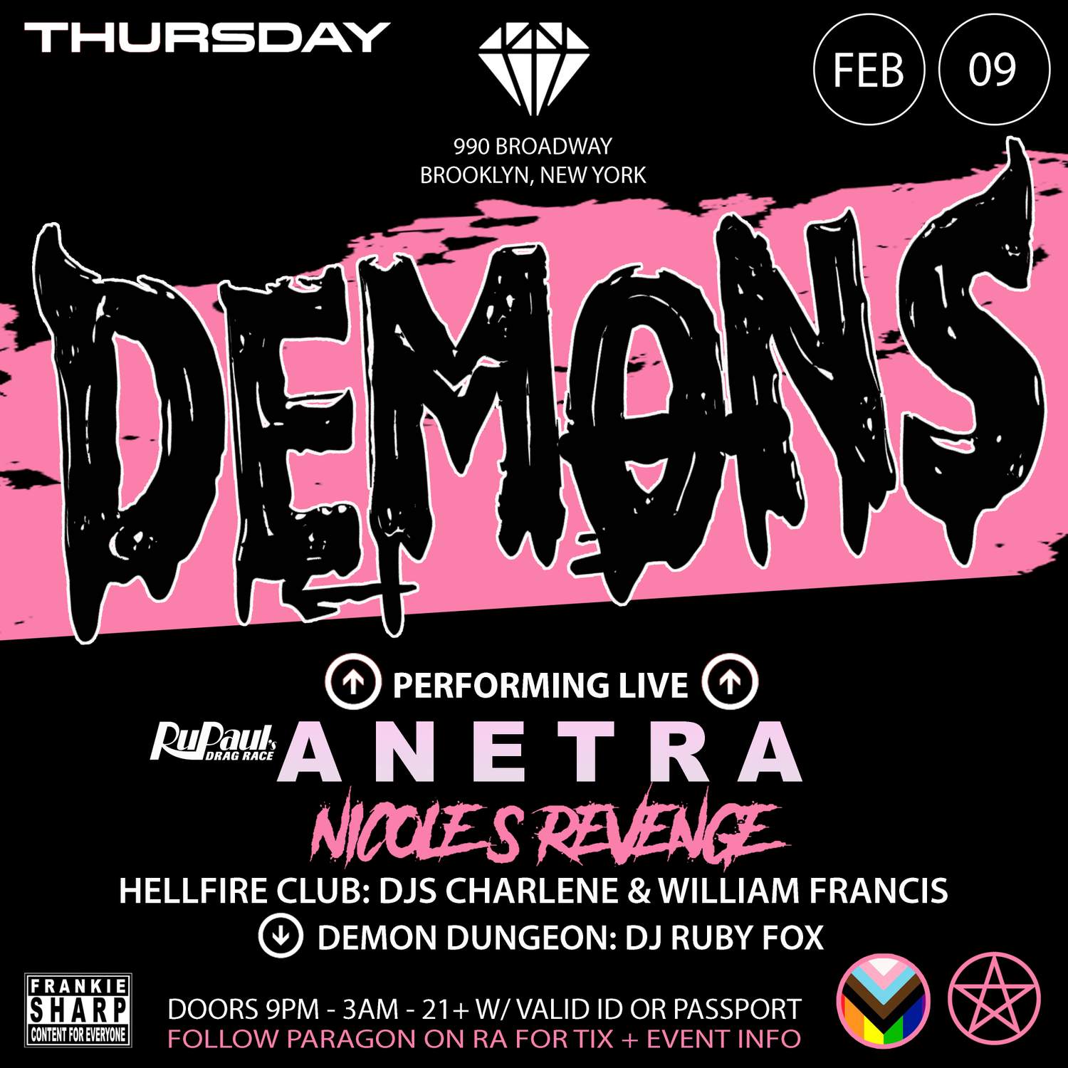 Frankie Sharp's Demons: Charlene + Ruby Fox + Anetra Cover