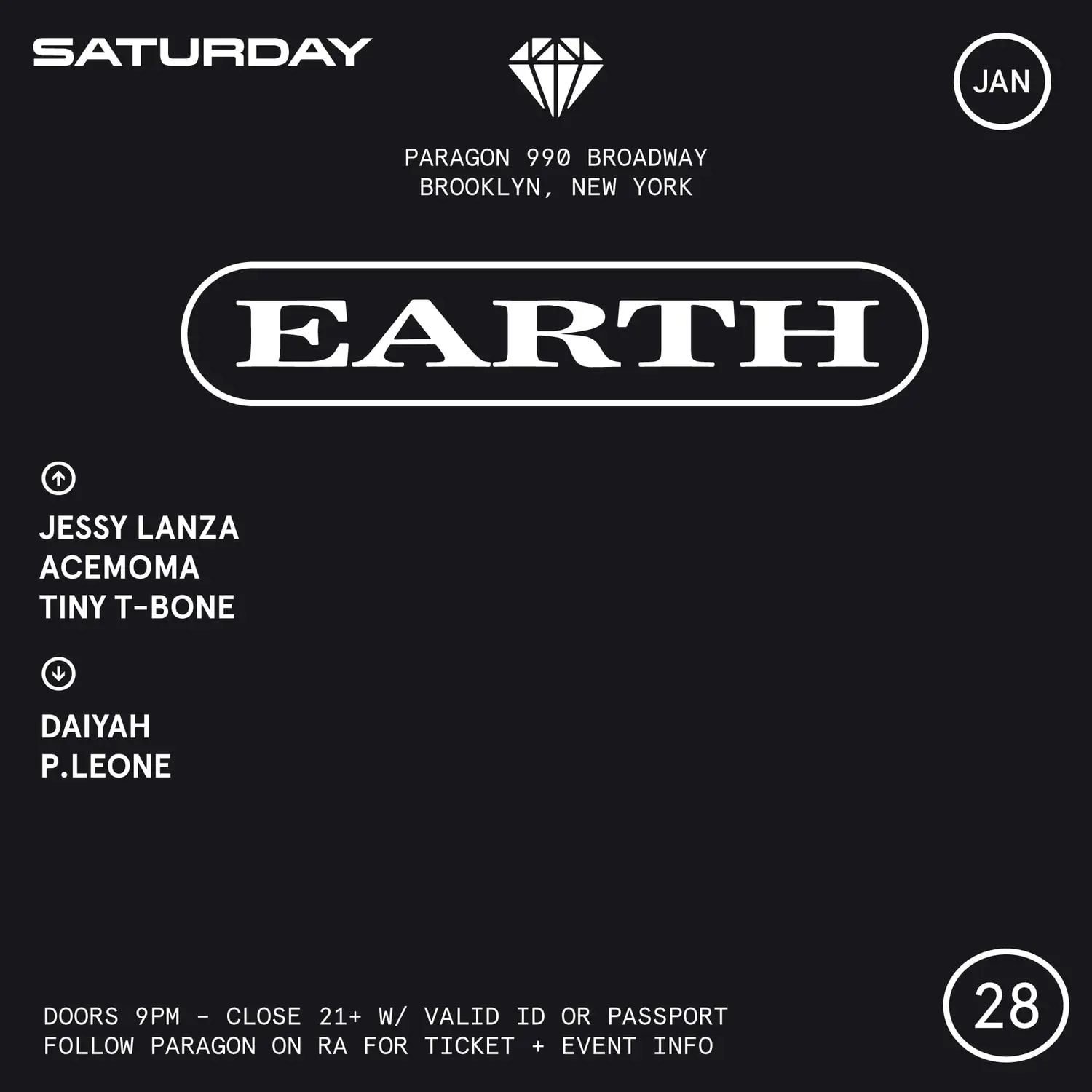 Earth: Jessy Lanza, Acemoma, Tiny T-Bone, Daiyah, P.Leone Cover