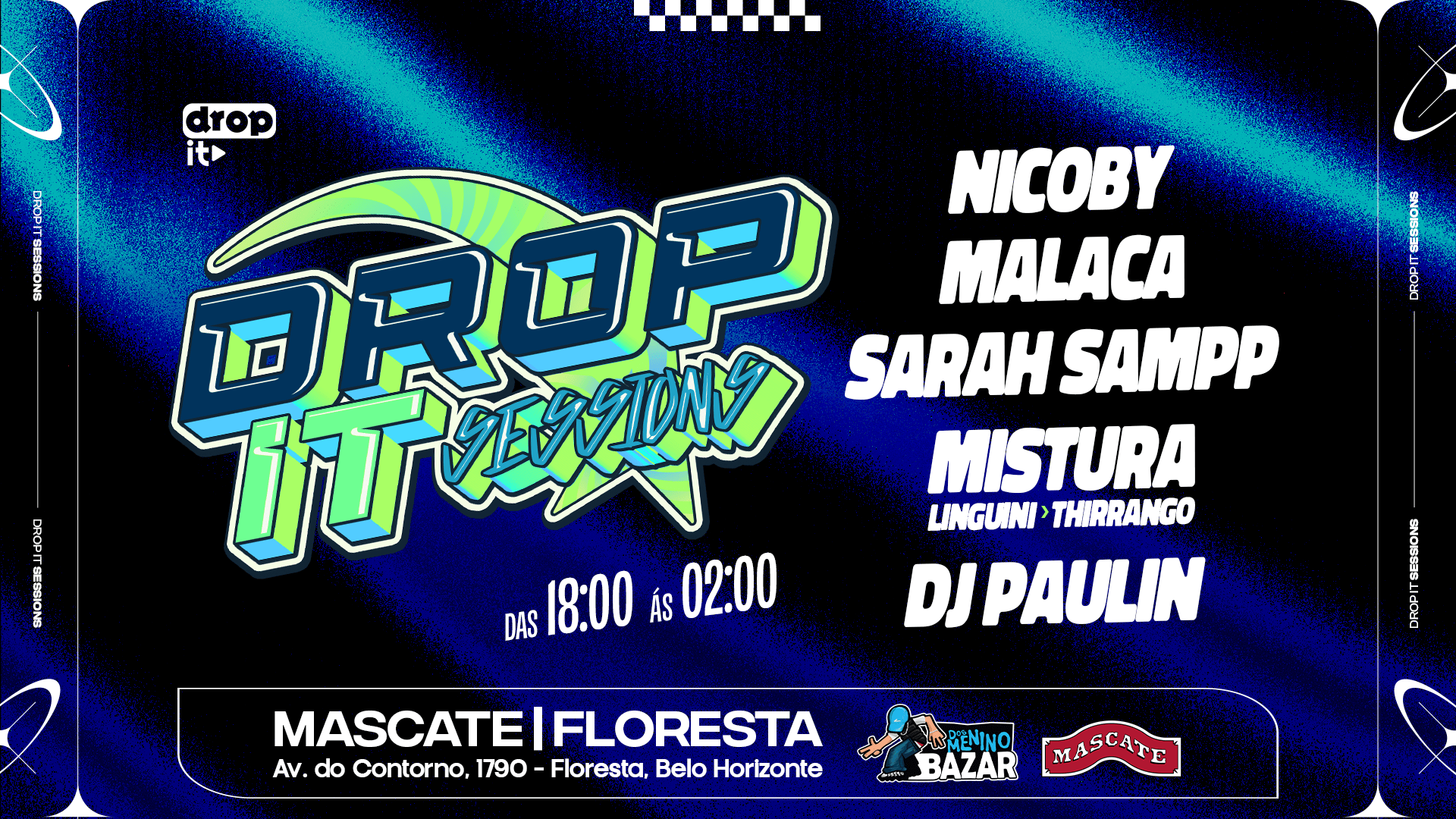 Drop It Sessions Na Mascate ⚡💚 Cover