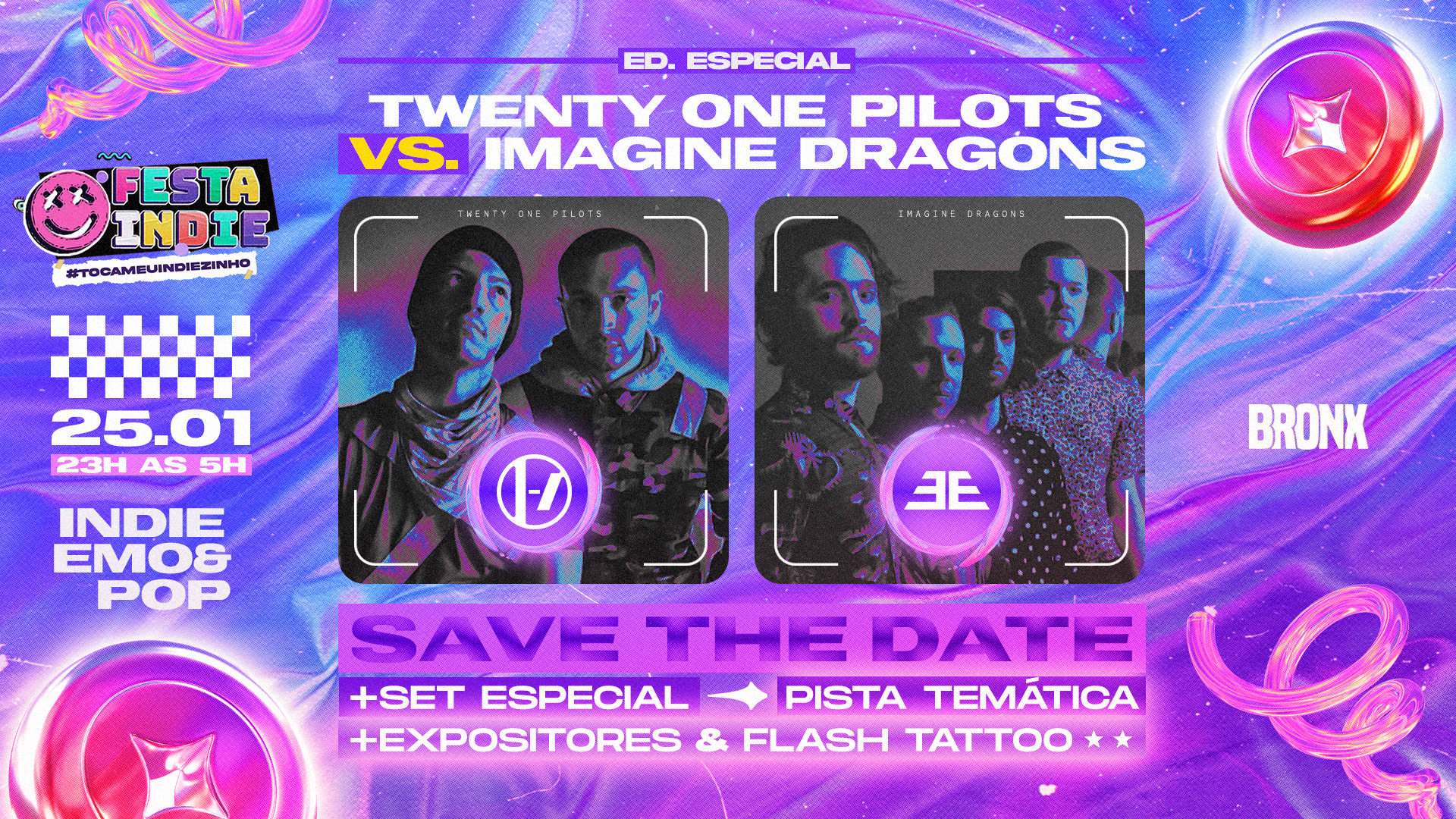 Festa Indie - Primeira Do Ano! Especial Top Vs Id Cover