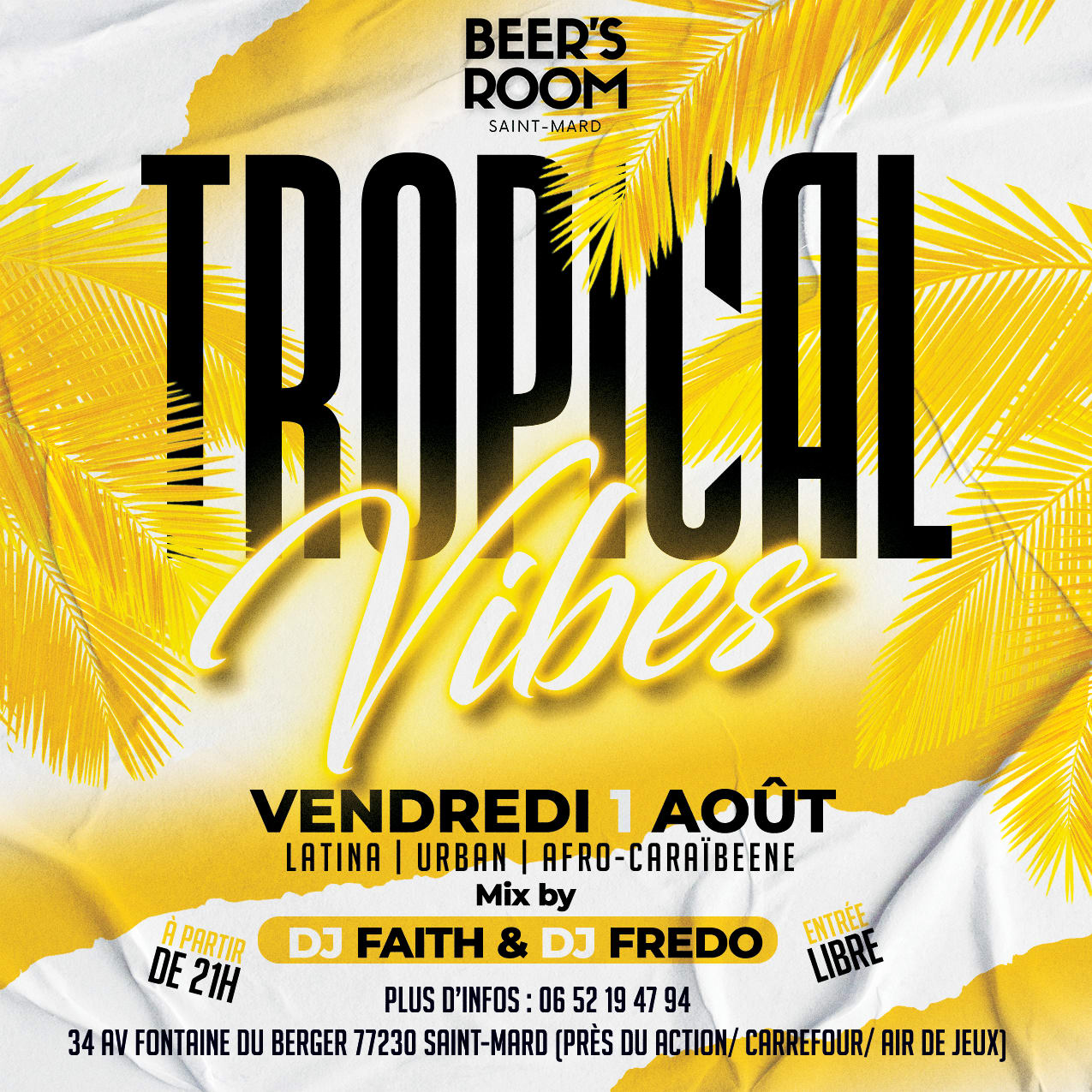 Tropical Vibes Saint Mard Cover