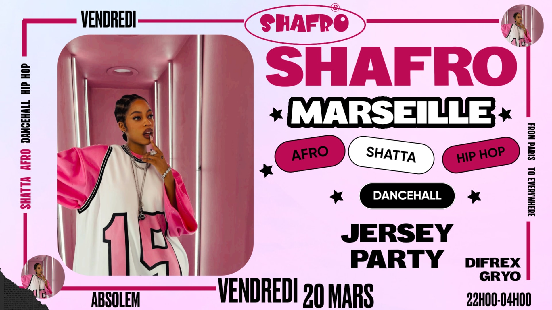 Shafro @Marseille : Jersey Party Cover