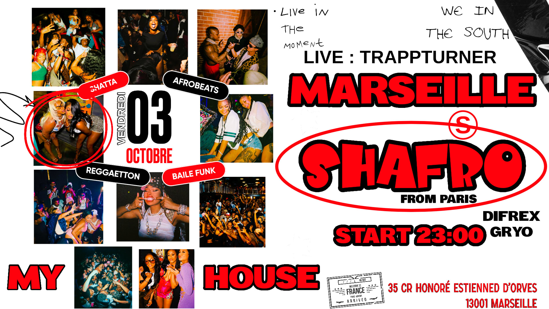 Shafro Xxl Marseille :  Afro - Shatta Dancehall - Reggeaton Cover
