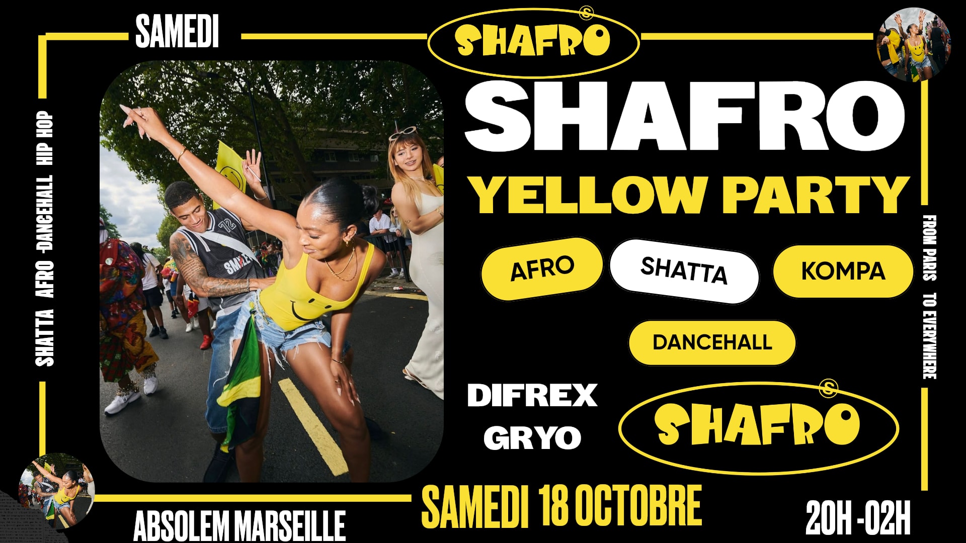Shafro Marseille  #10 Yellow Party Cover