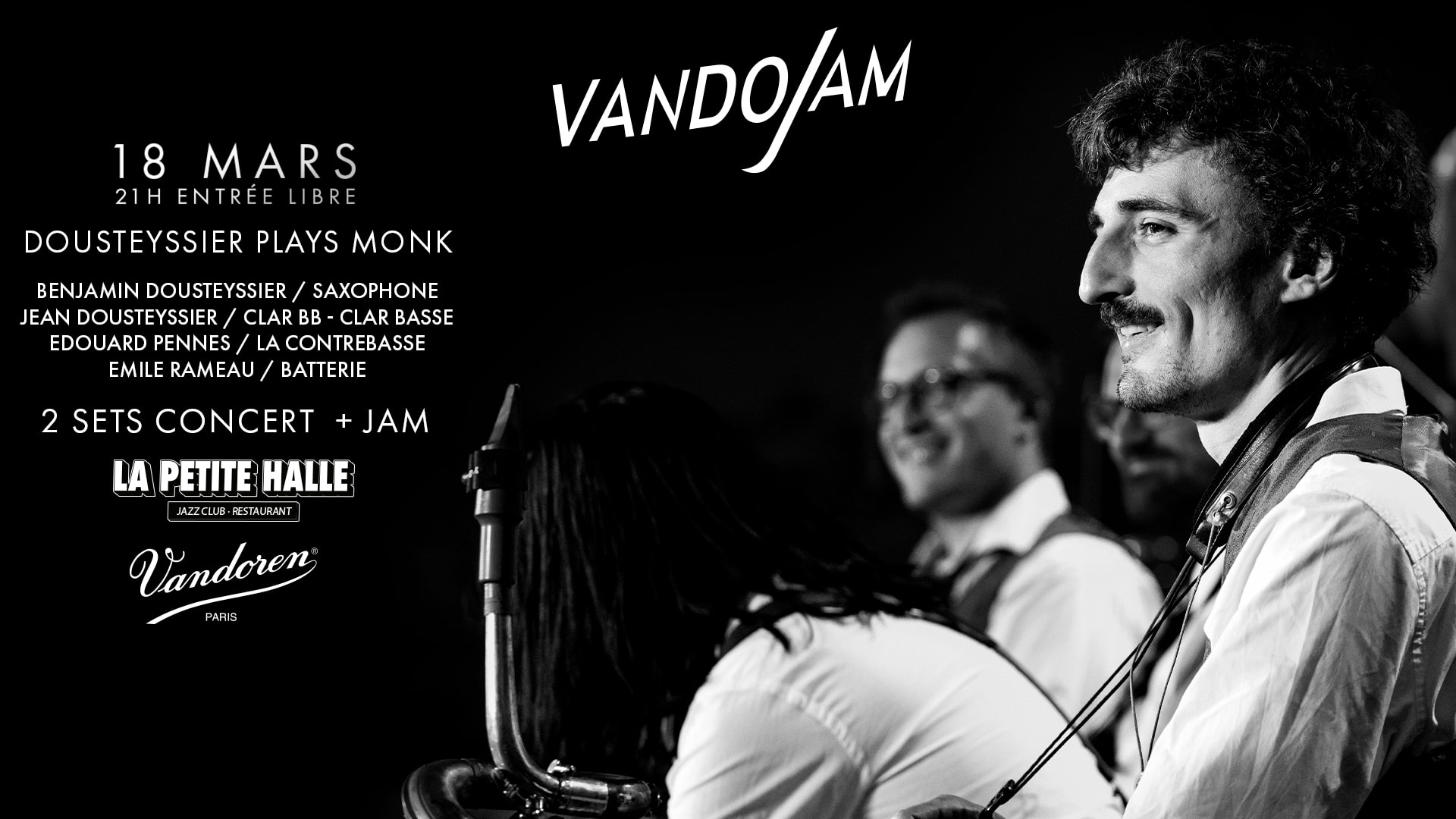 Vandojam - Dousteyssier Plays Monk Cover