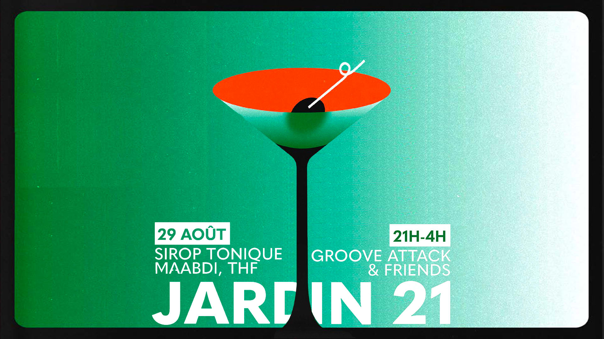 Groove Attack X Jardin21 - Open Air Cover