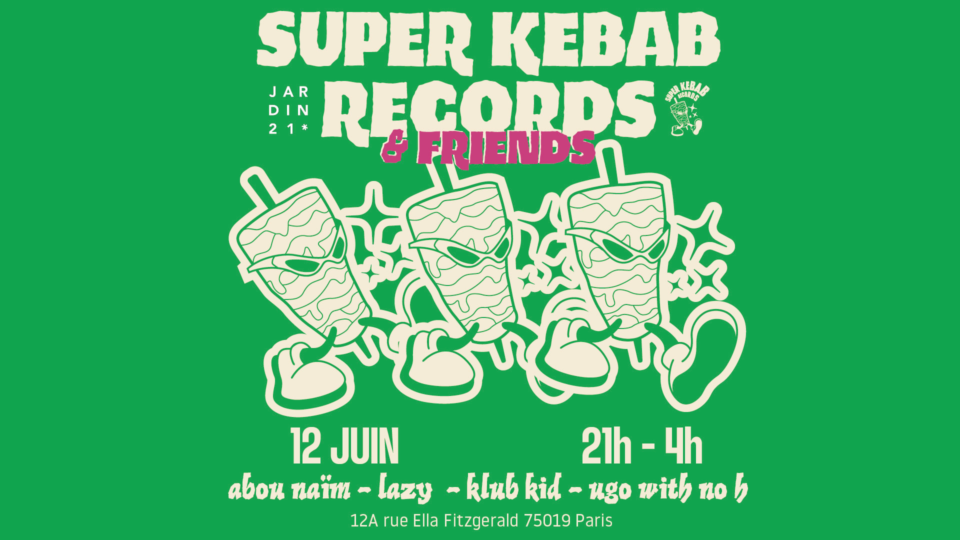 Super Kebab Records X Jardin21 - Open Air Cover