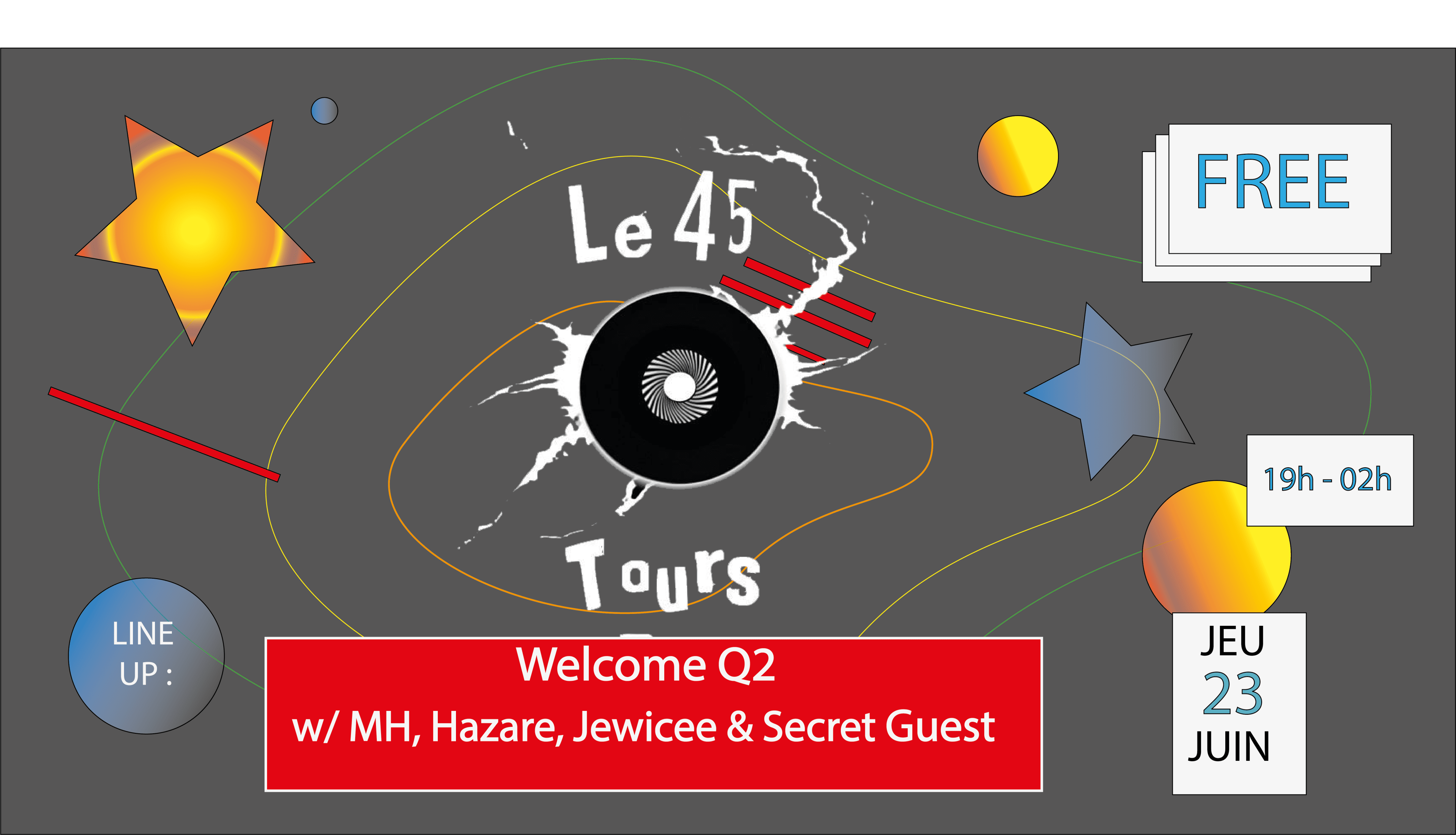 Welcome Q2 X Le 45 Tours Cover