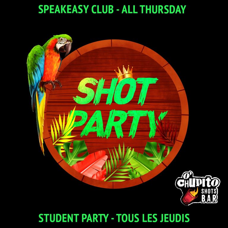 Happy Speakeasy Shot Bar Cover