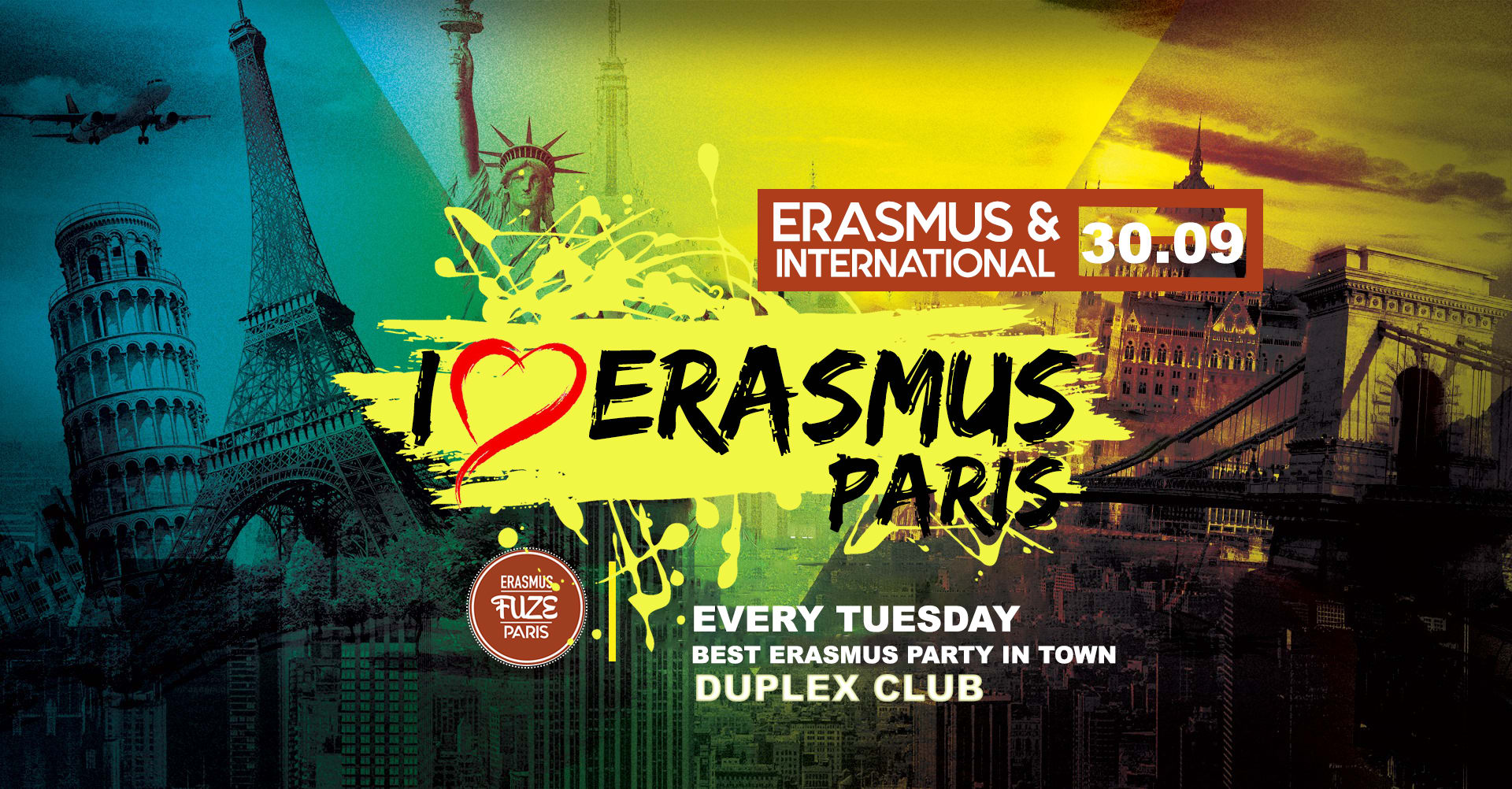 Erasmus Party Duplex Club _30/09 Cover