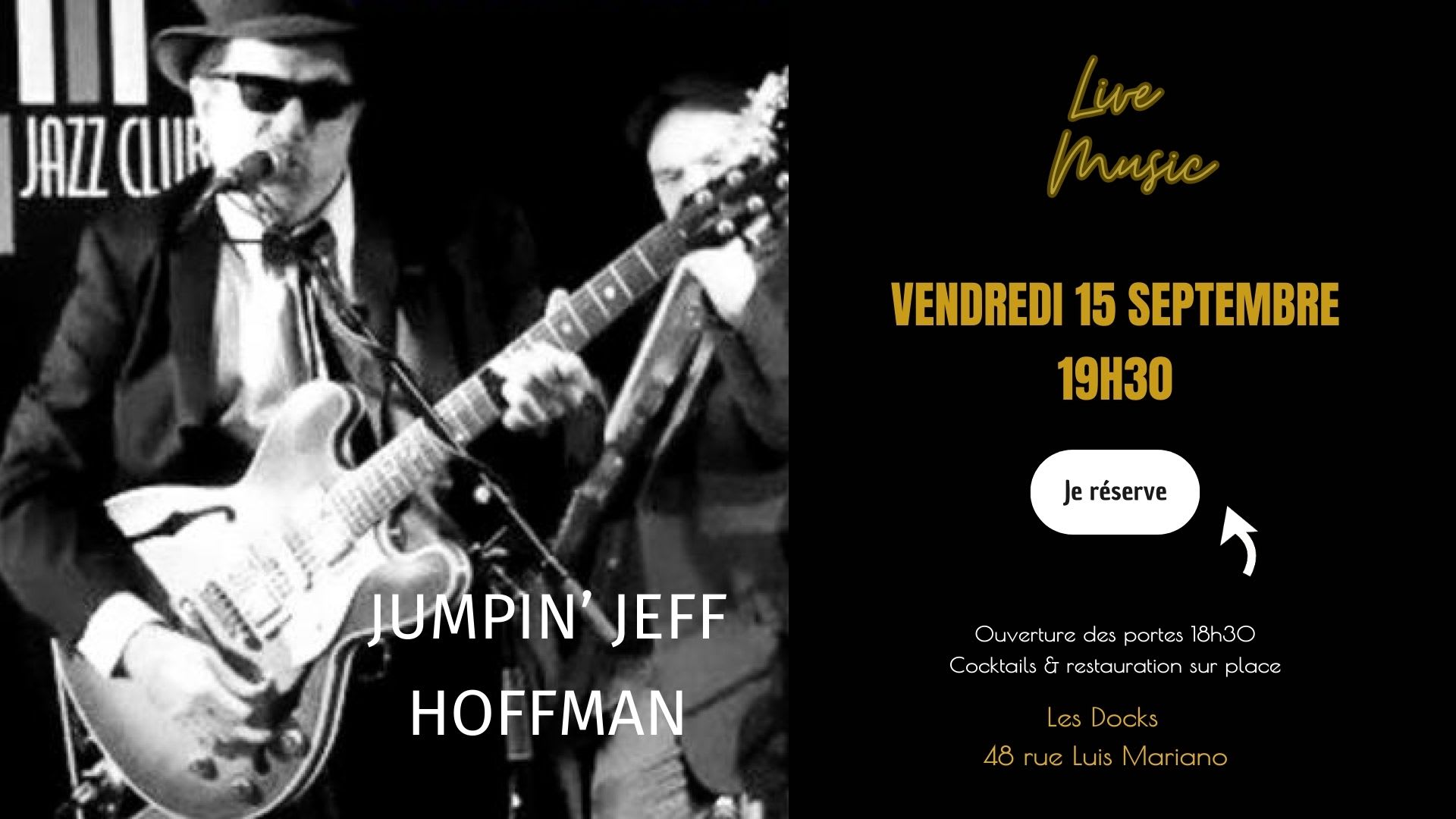 Soiree Jumpin Jeff Hoffman Trio 15/09 Cover