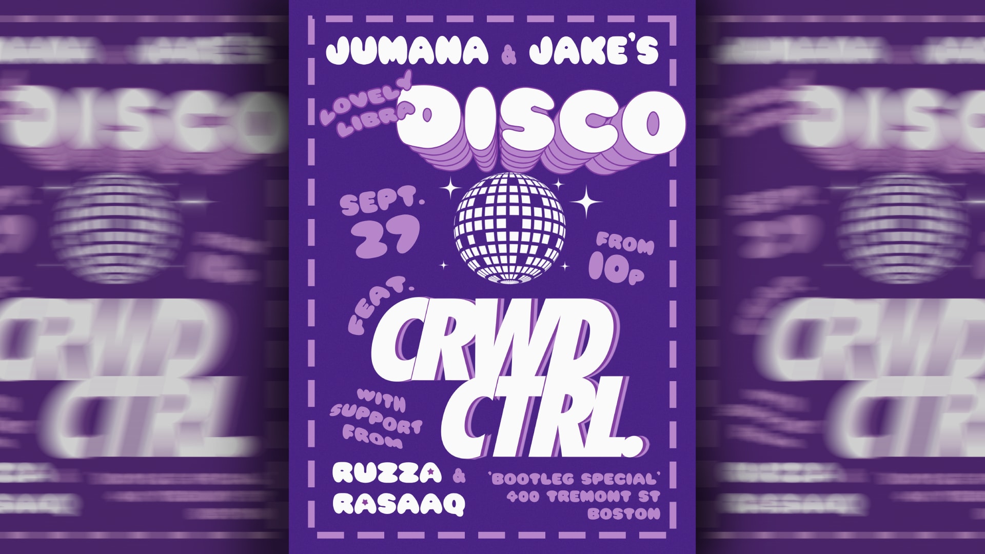 Jumana & Jake's Lovely Libra Disco Cover