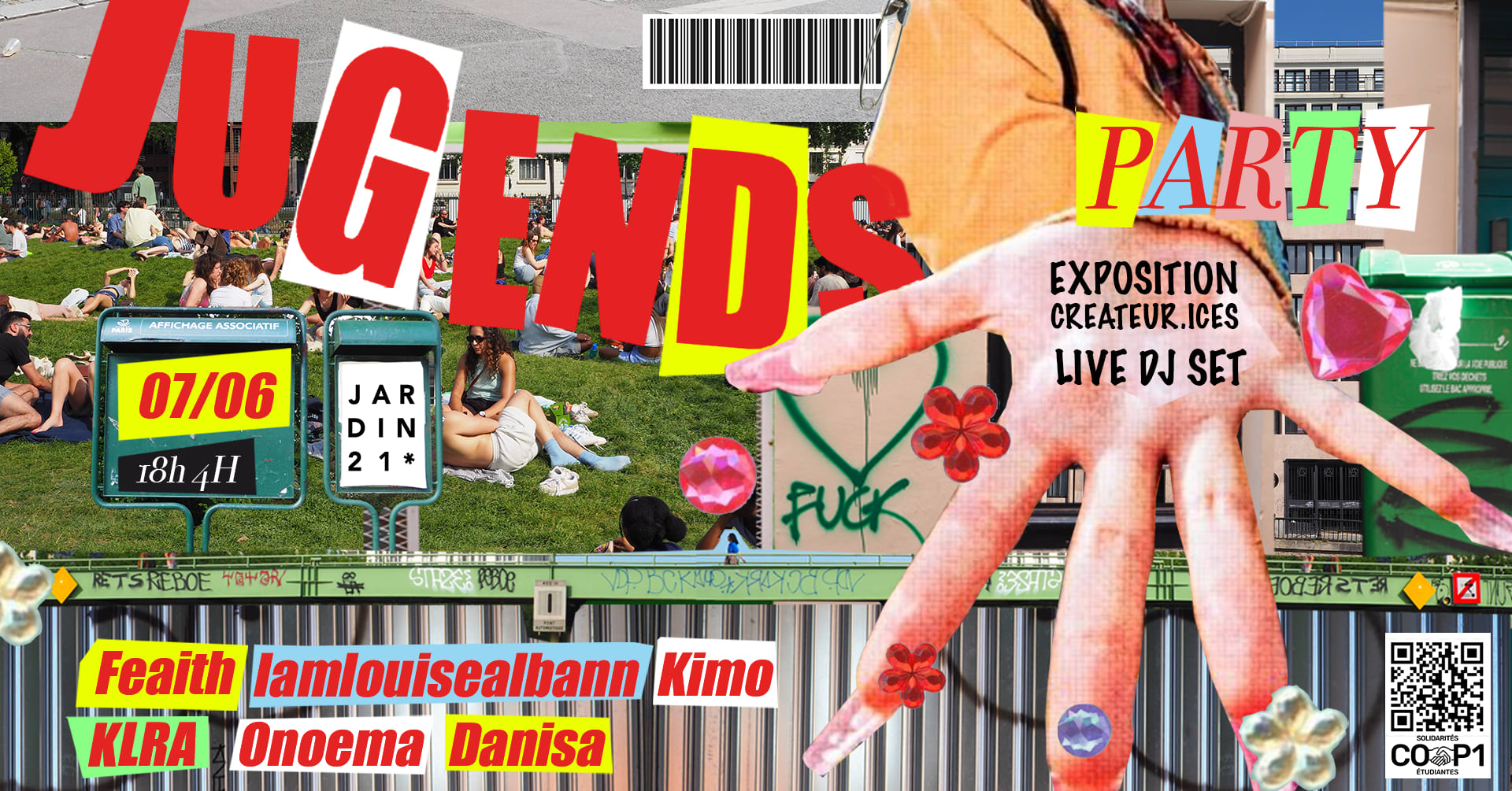 Jugends X Jardin 21 - Exposition & Dj Sets Cover