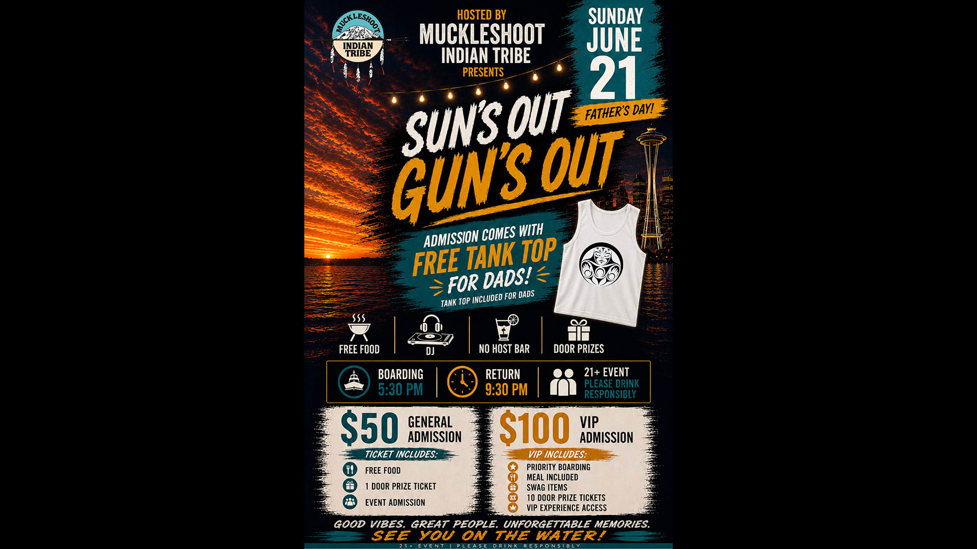 Suns Out Guns Out! | Presented By Muckleshoot Tribe Cover