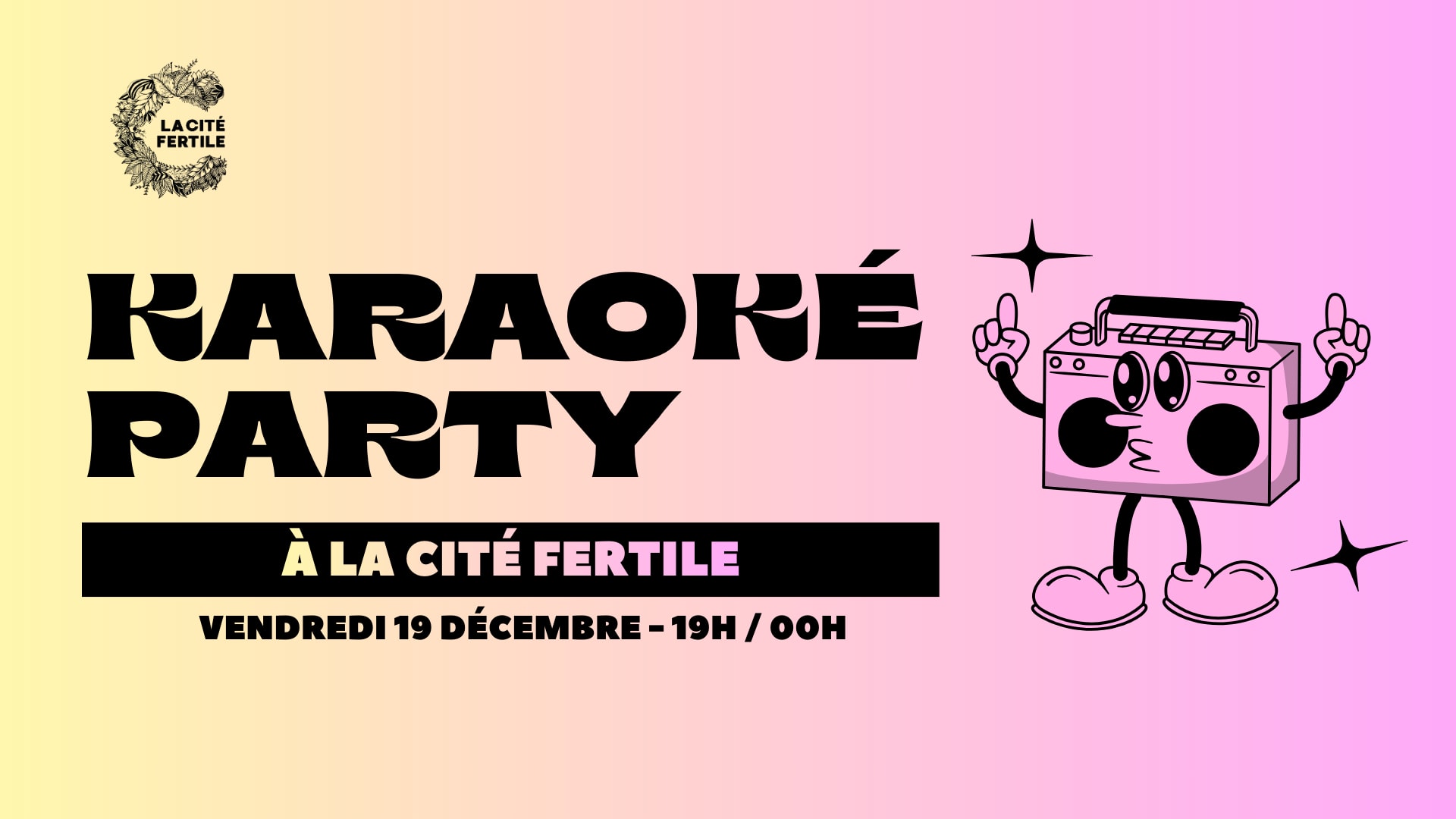 Karaoké Party À La Cité Fertile Cover