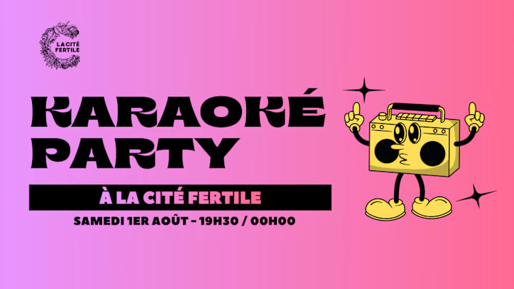 Karaoké Party À La Cité Fertile Cover