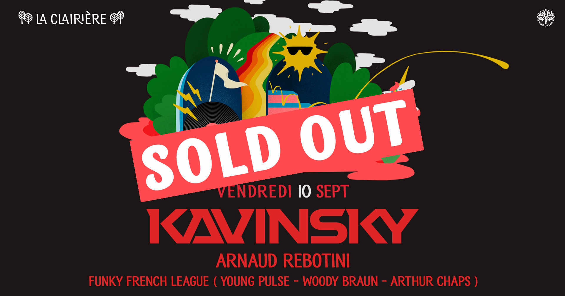 Sold Out ! La Clairière : Kavinsky Cover