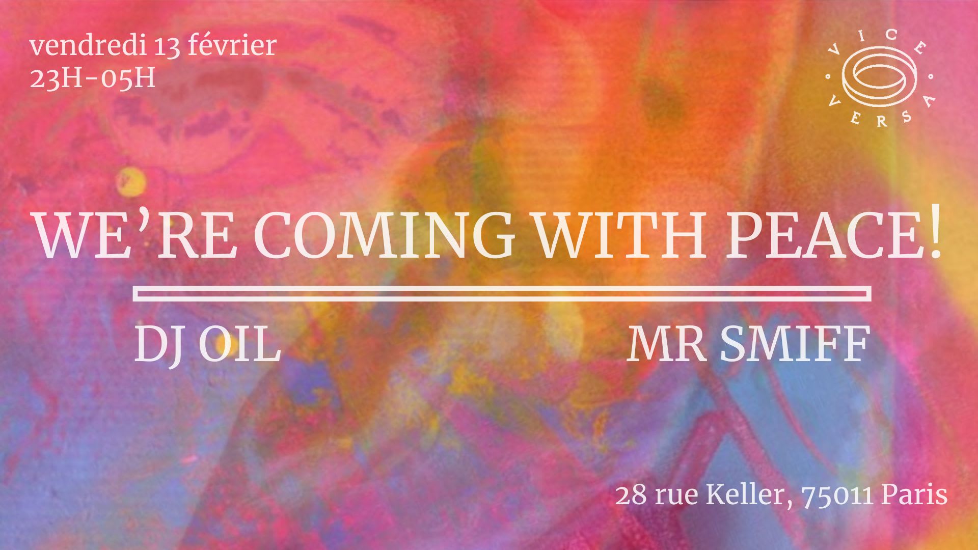 We're Coming With Peace! - Mr. Smiff Invite Dj Oil Cover