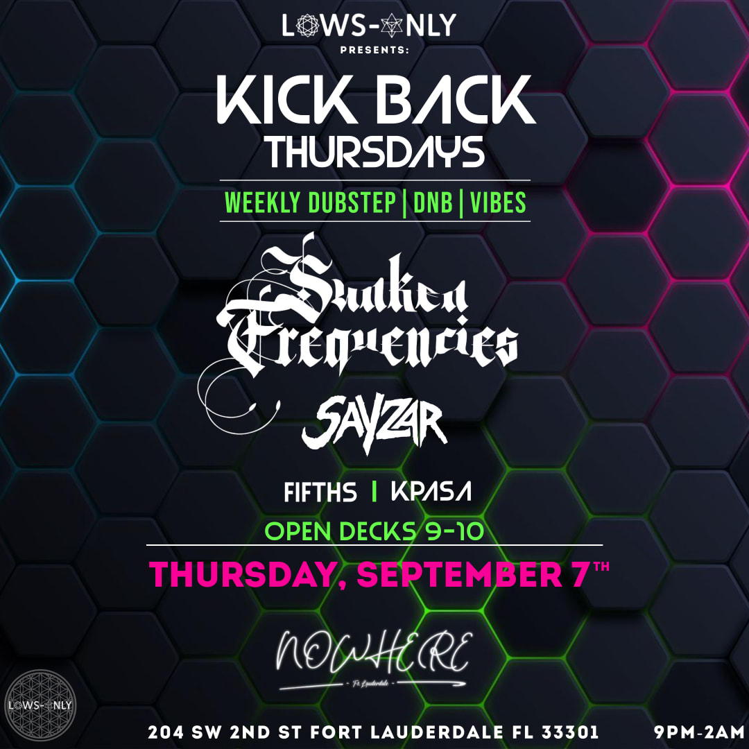 Kickback Thursdays W/ Sunken Frequencies Cover