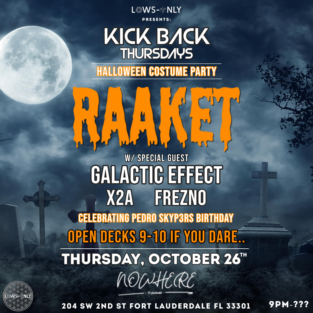 Kickback Halloween Party W/ Raaket Cover