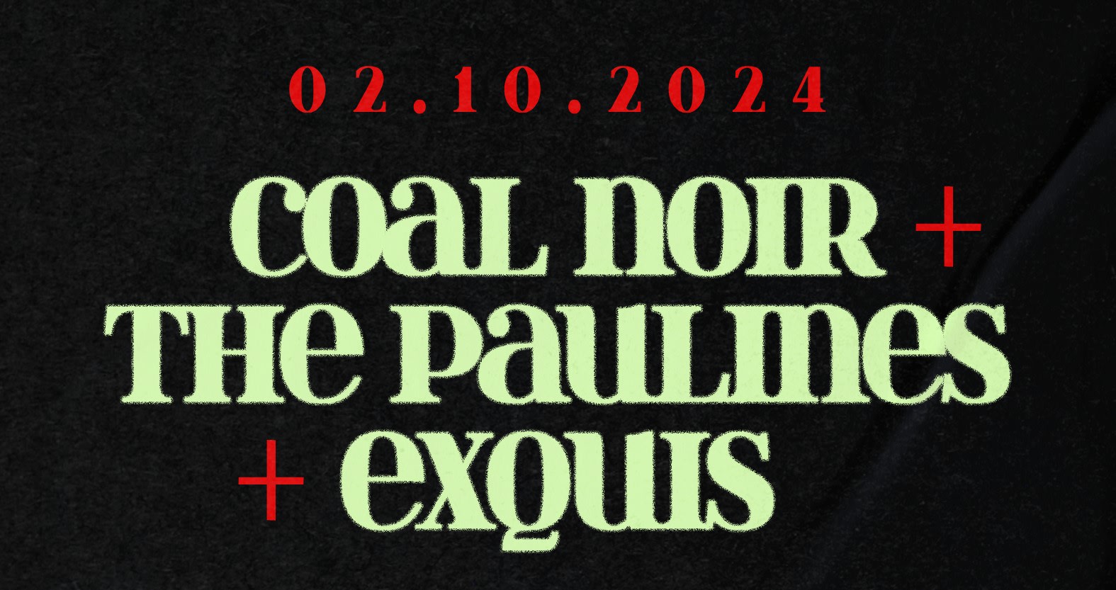 The Paulines X Coal Noir X Exquis Cover